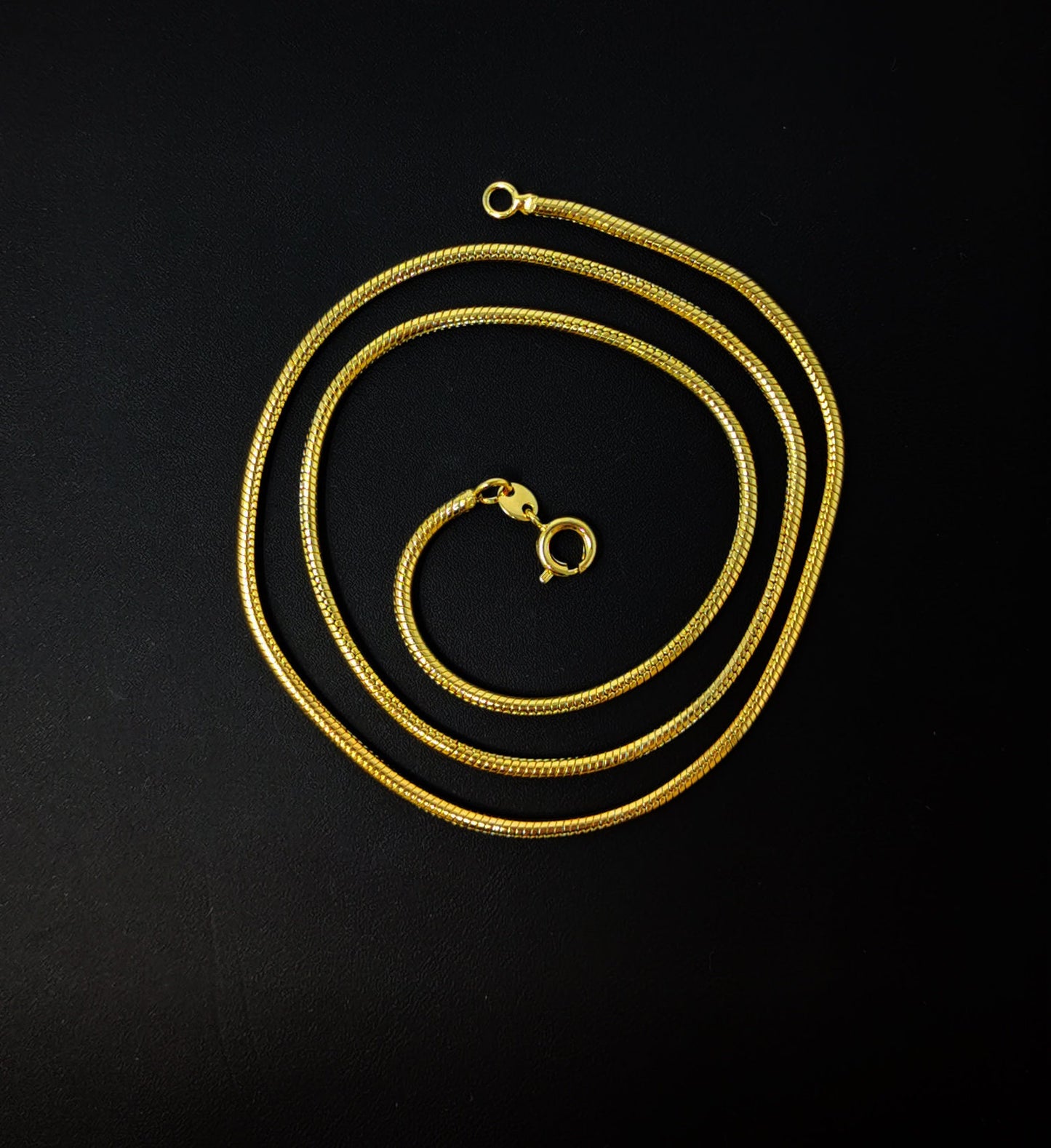 1pc 23.6'' Ready to Use Gold Cocoon Necklace Chain, Layer Snake Chain Dainty Necklace, For Pendant Charm Necklace Making, WA-231