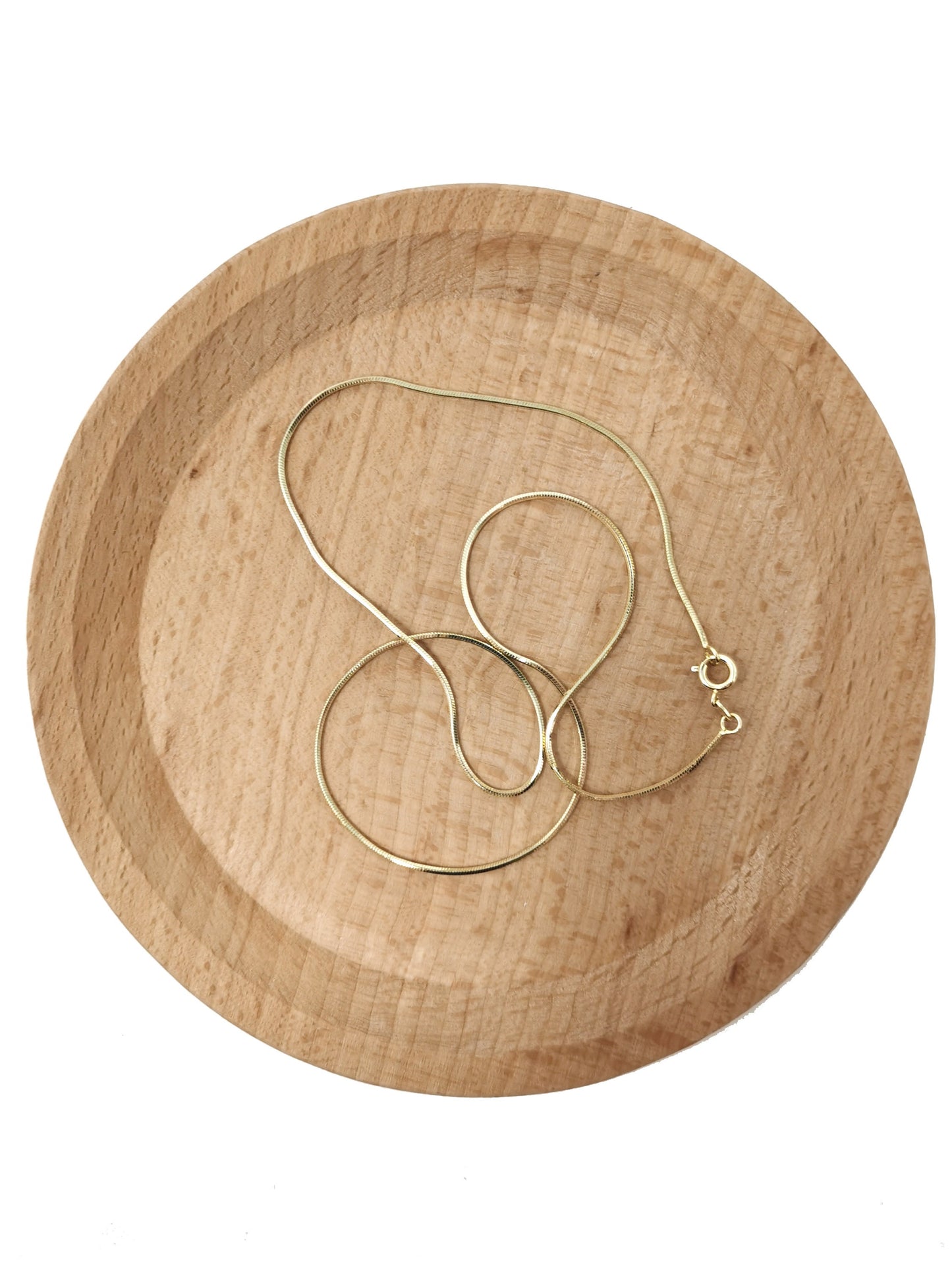 1pc 19.6' Ready to Use Gold Cocoon Necklace Chain, Layer Snake Chain Dainty Necklace, For Pendant Charm Necklace Making,CN- 305