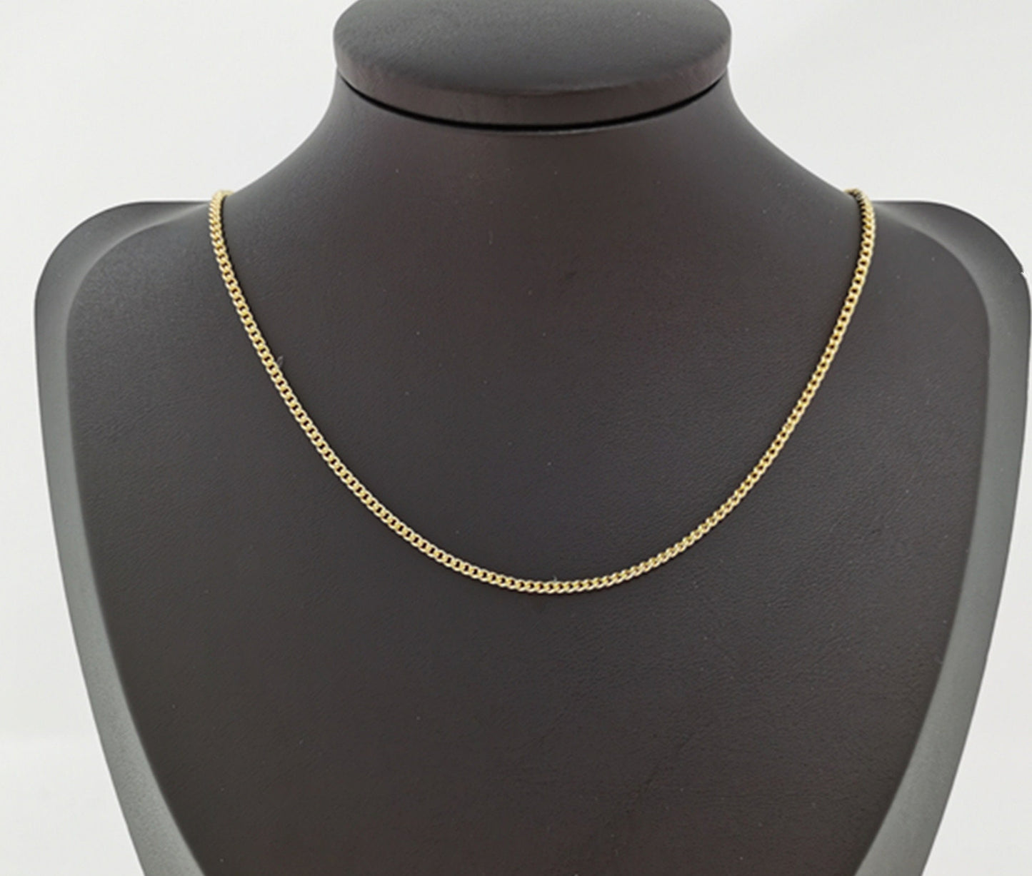 24K Gold Filled Cuban Curb Chain by Yard, Gold Filled Cuban Curb Chain, Wholesale bulk Roll Chain for Jewelry Making, Chain Size 2mm, 174