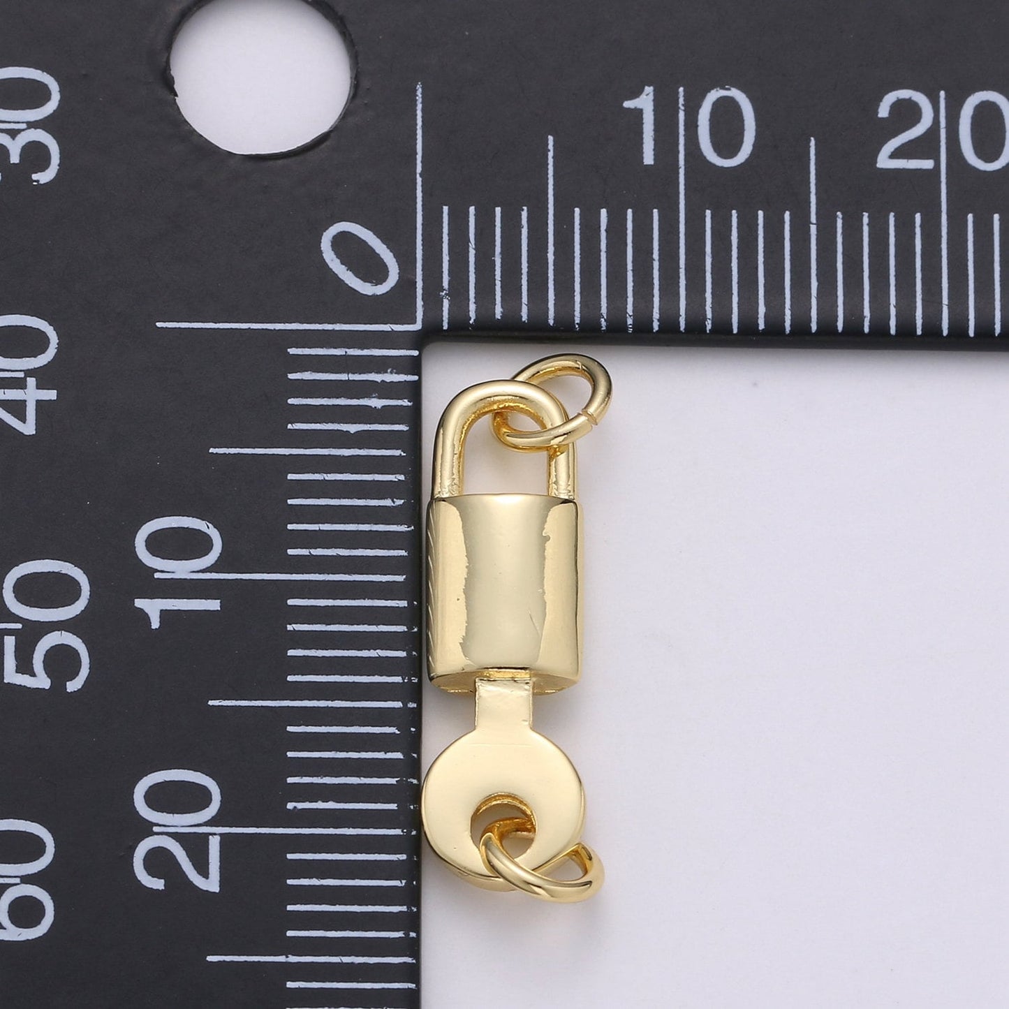 1pc 14k Gold Lock Key Pendant Charm, Dainty Key Pendant Charm, Lock Pendant, For DIY Jewelry Making Supply COGF-507