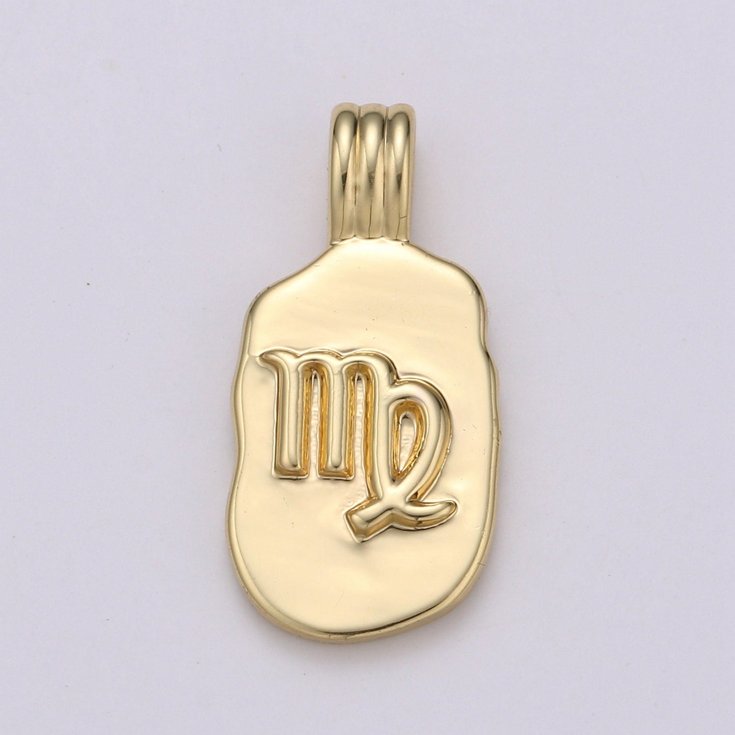 Gold Zodiac Charms, Astrology Charms, Zodiac Necklace Charms, 12 Zodiac Charms for Jewelry Making Supply, ZODIAC-22