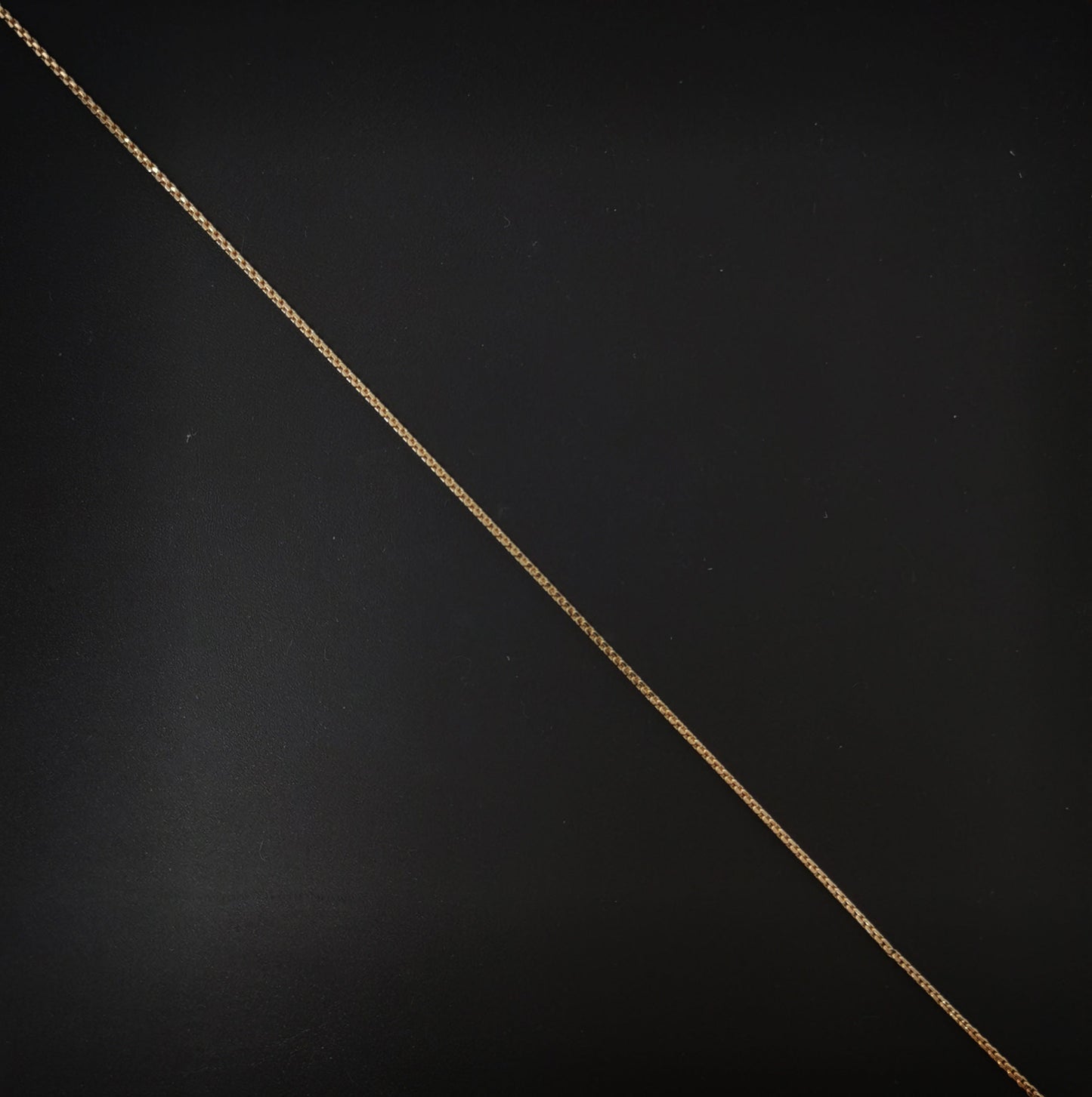 1pc 17.7'' ready to wear 18k Gold Filled Square Box Chain Necklace, Layering Dainty Box Chain For Jewelry Making with Pendant Charm, CH-732