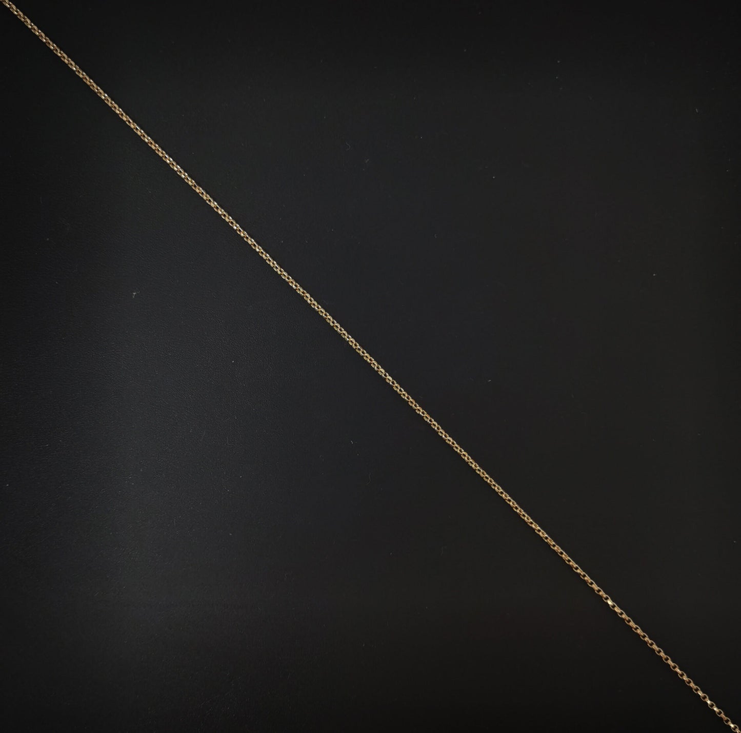 1pc 17.7''+2" ready to wear 18k Gold Square Box Chain Necklace, Layering Dainty Box Chain For Jewelry Making with Pendant Charm, 836