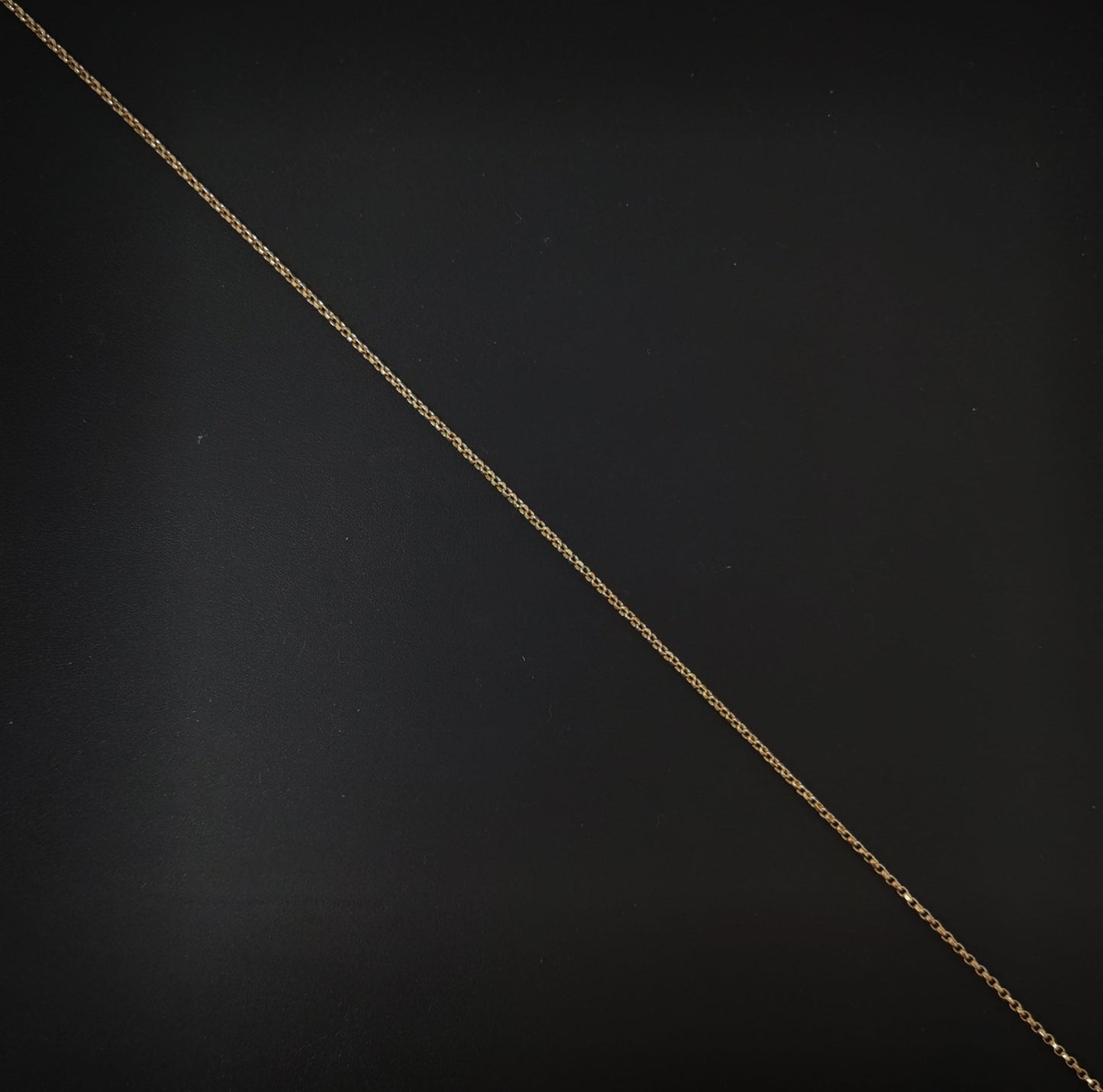 1pc 18'' x 2.5mm ready to wear 18k Gold Rollo Box Chain Necklace, Layering Bold Box Chain For Jewelry Making with Pendant Charm, 739