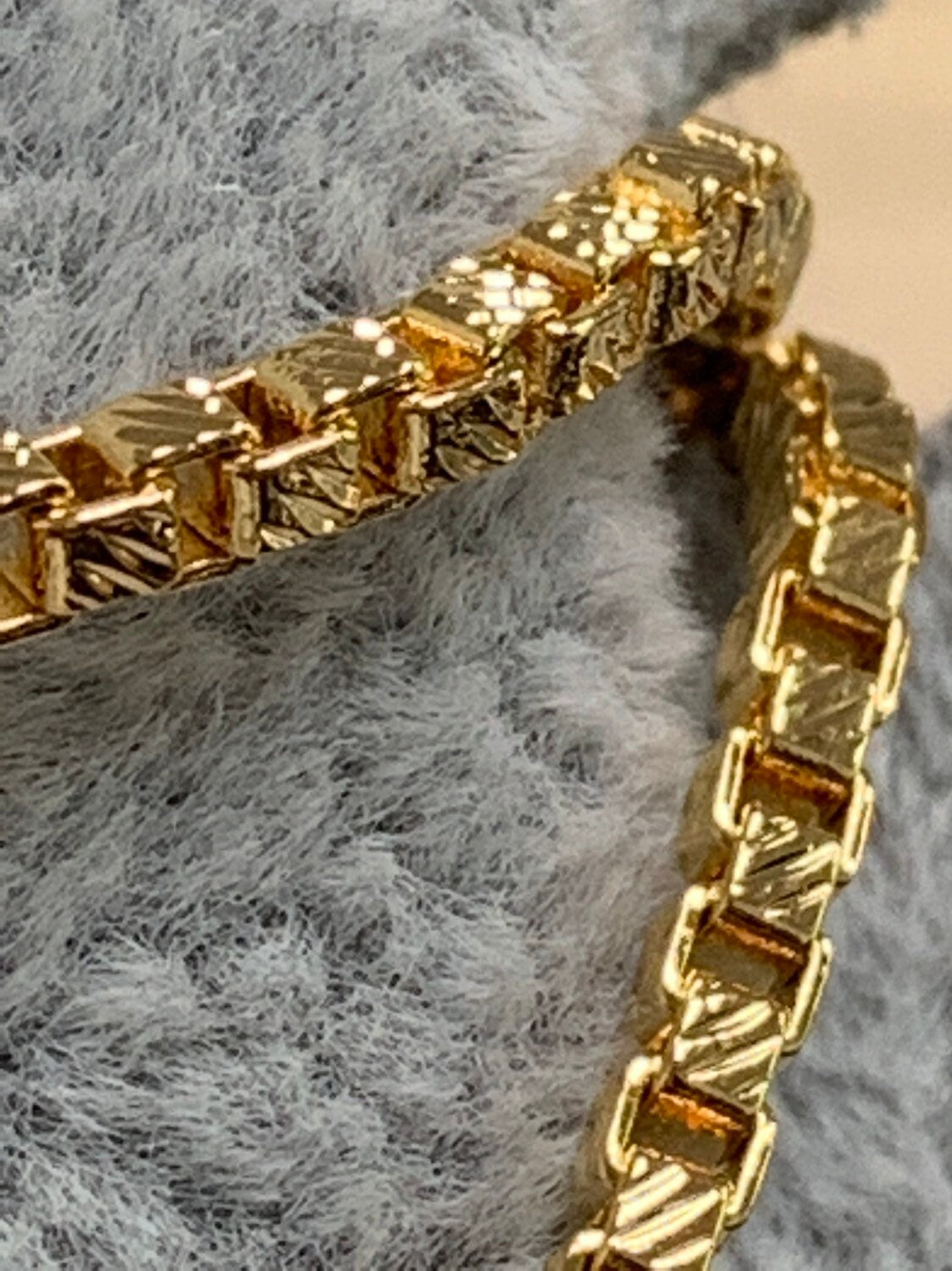1pc 23'' Ready to Use 2.1mm 24K Gold Plated Rolo Box Necklace Chain, Layer Round Chain Bold Necklace, For Pendant Charm Necklace Making, 54