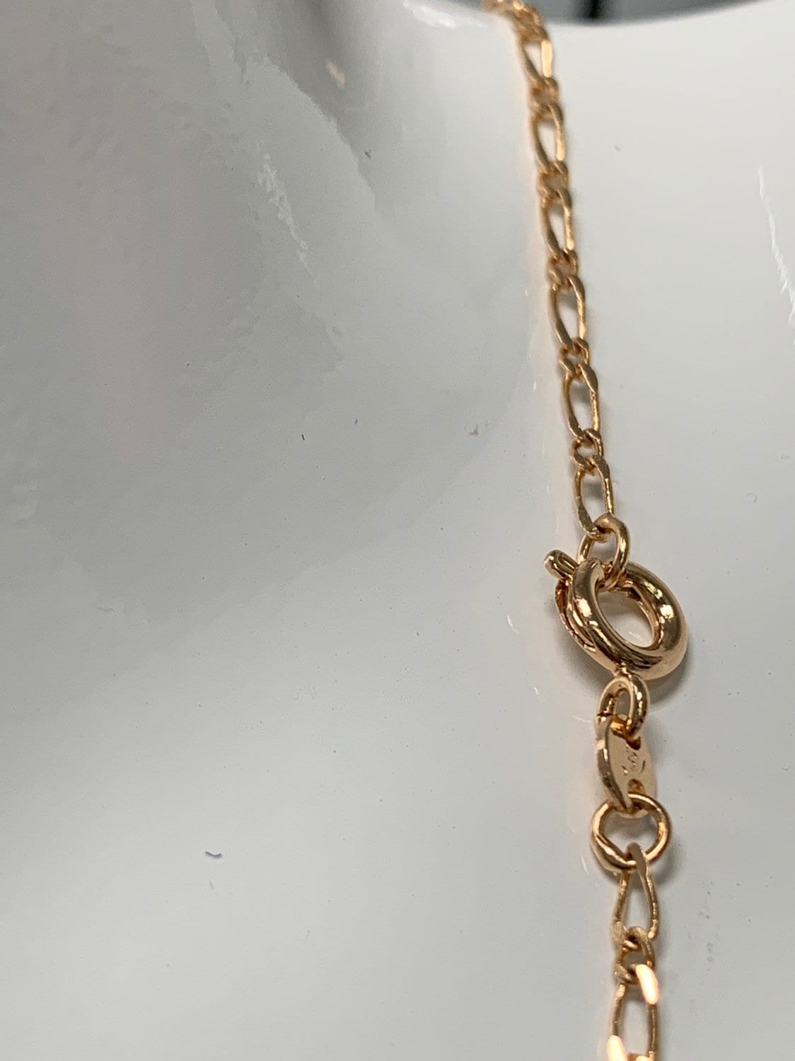 17.5" Ready to Wear Gold Fancy Twisted Chain, Cable Diamond Chain, Wholesale Necklaces Jewelry, Width is 1.9mm, 384
