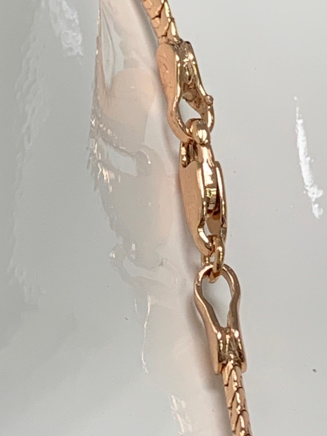 1pc 17.7'' Ready to Use Gold Cocoon Necklace Chain, Layer Snake Chain Dainty Necklace, For Pendant Charm Necklace Making, 449
