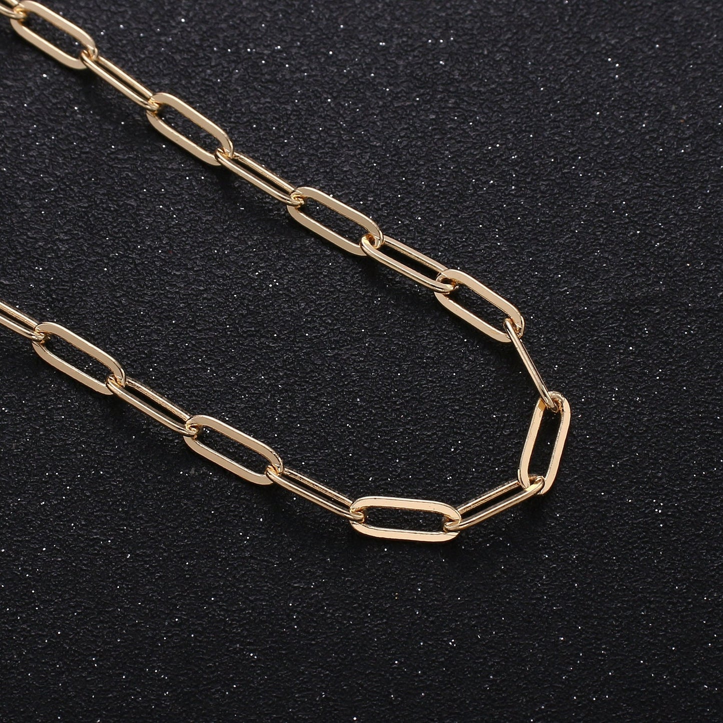 New Color Paperclip Rolo Cable Chain by Yard, Cable Rolo Chain by meter, 9.4mmx 2.8mm x Thicknest 0.6mm,Roll-250