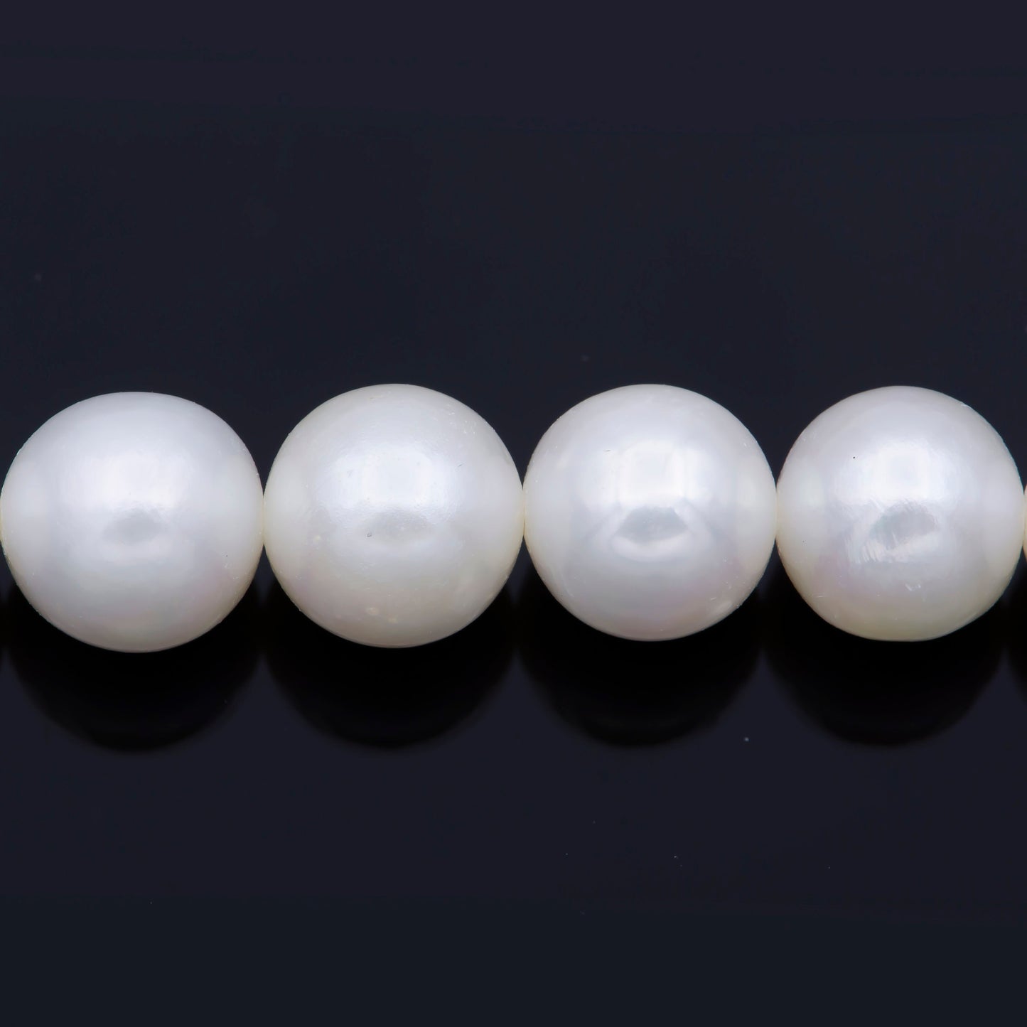 8mm Full Strand AAA Genuine High Quality Luster Natural White Freshwater Pearl Beads,Genuine Cultured Round White Freshwater Pearls