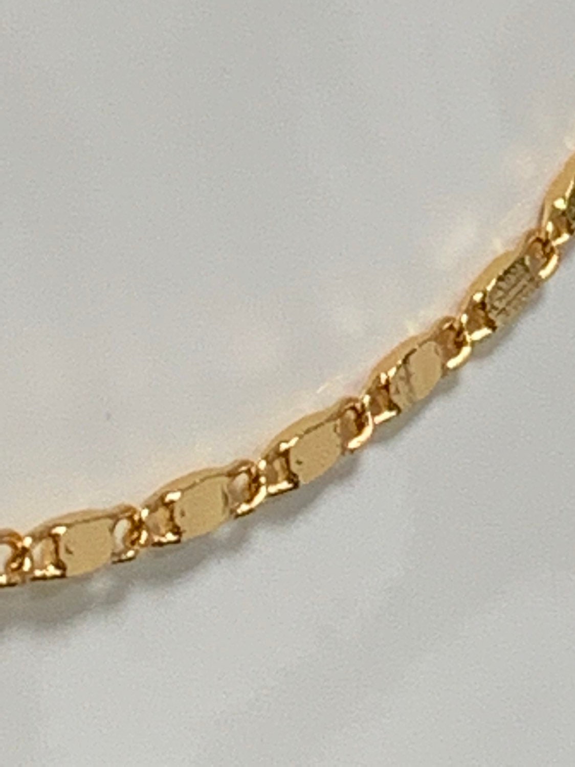 1pc19.5'' Ready to Use Gold Unique Necklace Chain, Layering Plate Lock Chain Dainty Necklace, Perfect for Pendant Necklace, 321