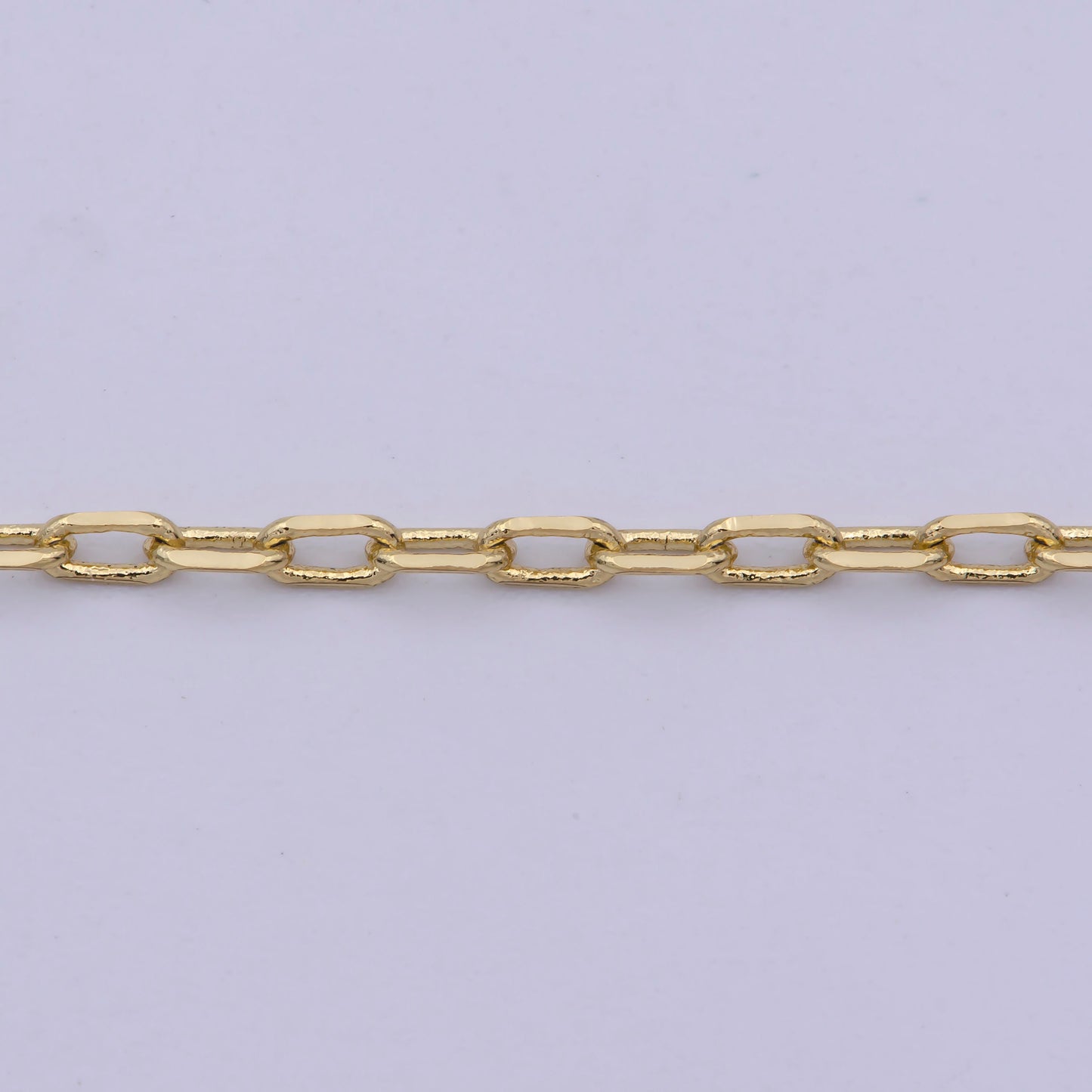 1pc 17.2'' Ready to Use Gold Thin Cable Necklace Chain, Small paperclip Chain Dainty Necklace, For Pendant Charm Necklace, WA-466