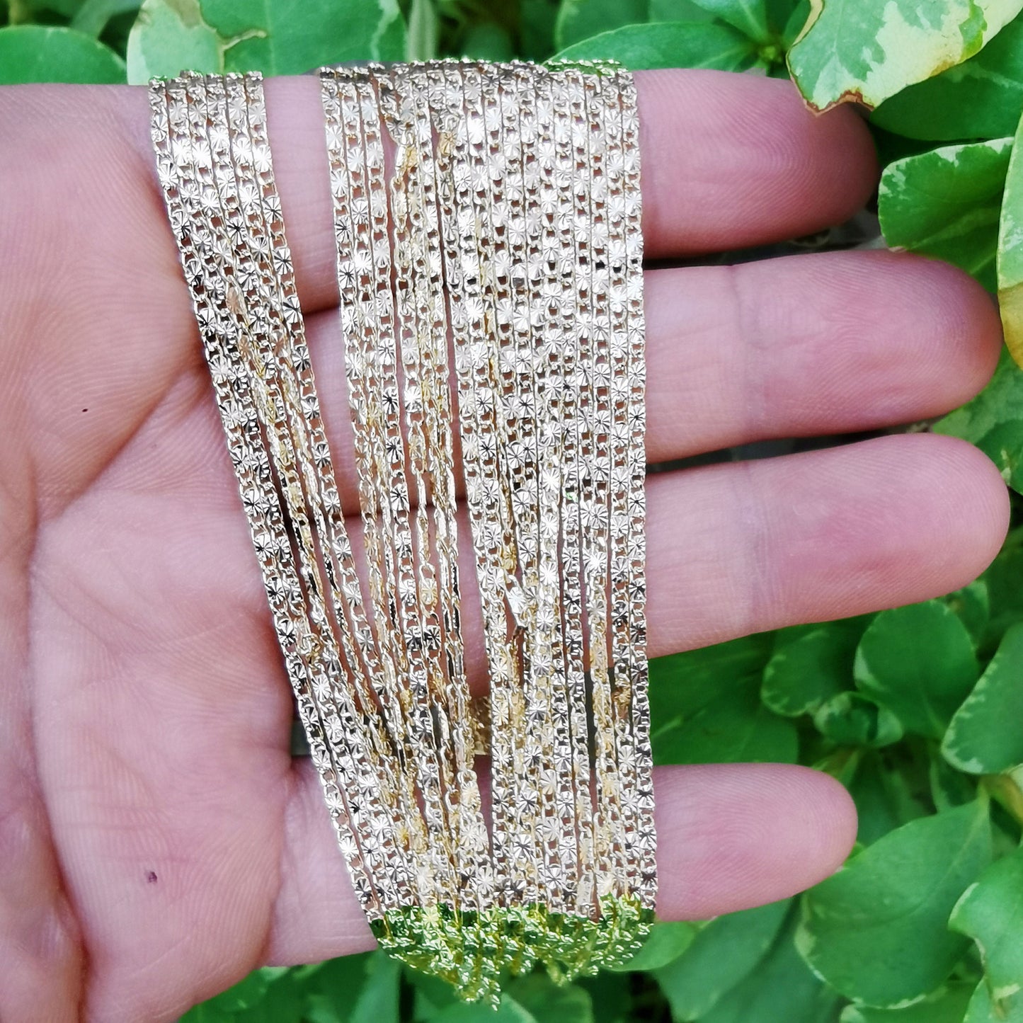 1pc 19.6'' Ready to Use Gold Unique Necklace Chain, Layering Sunburst Plate Lock Chain Dainty Necklace, Perfect for Pendant Necklace, WA-270