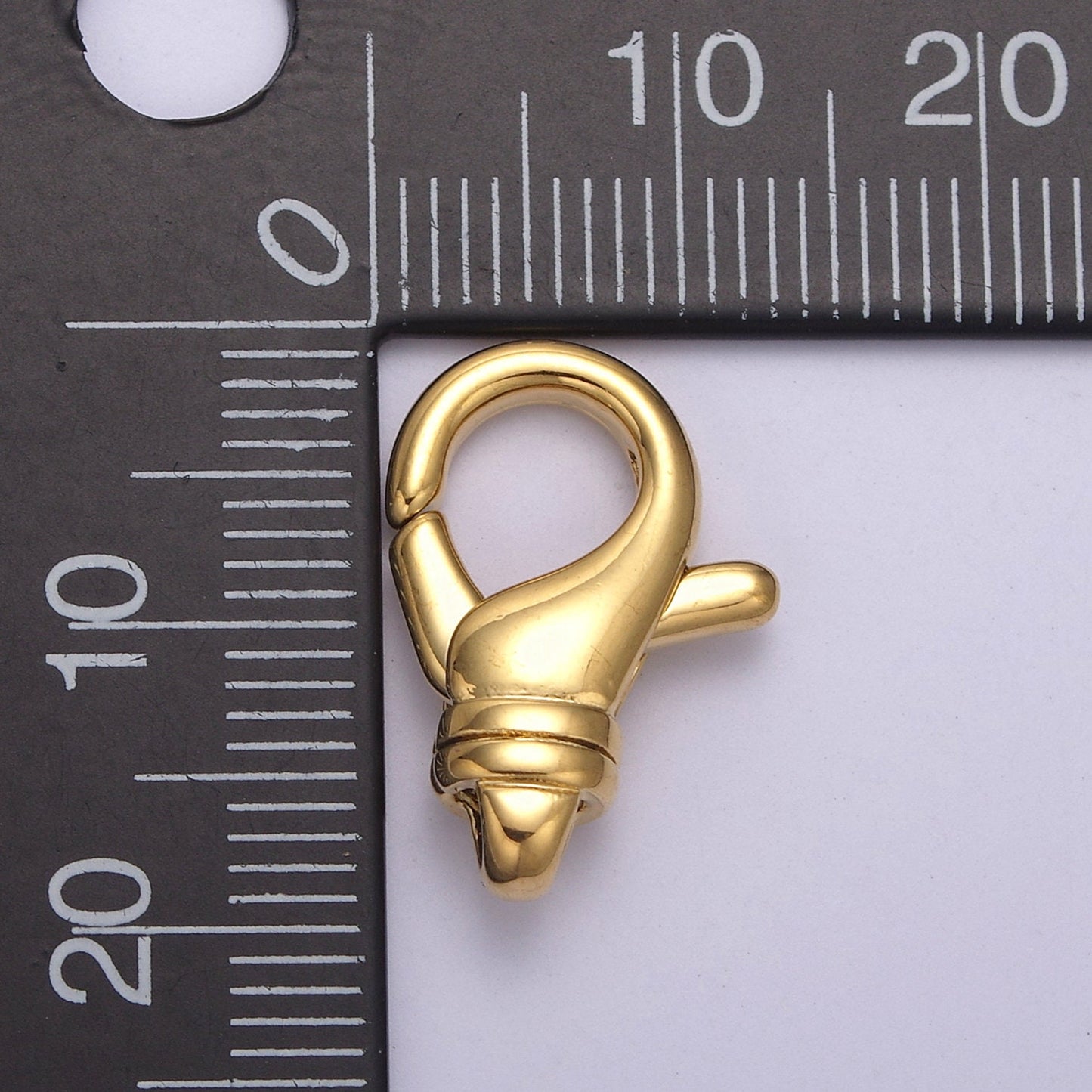 Silver / Gold Lobster Clasps - Teardrop 24K Gold Filled Clasp for Jewelry Making Findings L-588/L-589