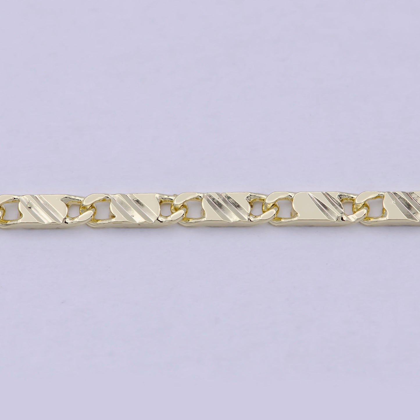 Dainty 14K Gold Filled Scroll Chain for Woman Necklace 17 inch WA-801