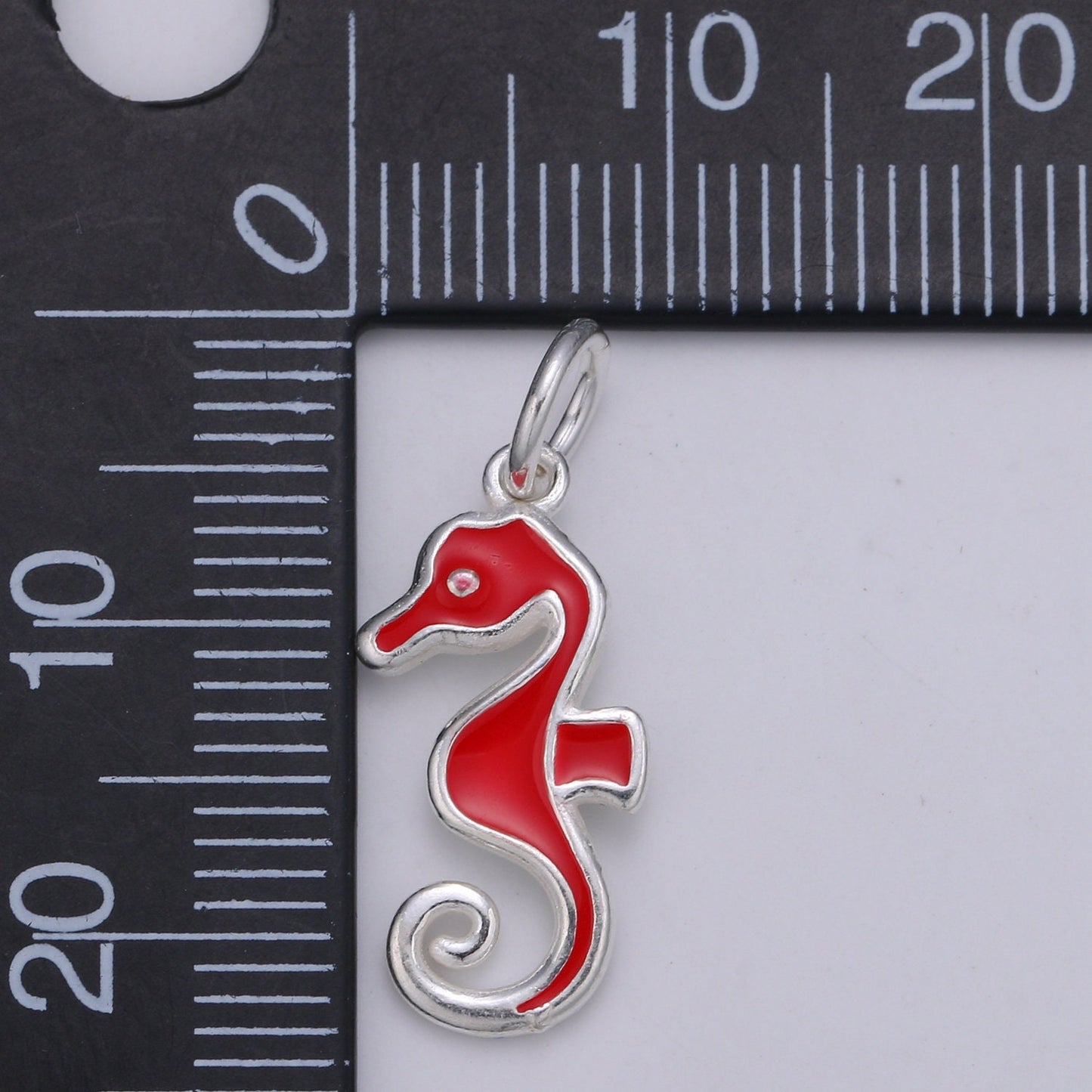Dainty Seahorse Charm Sterling Silver S925 Sea Horse Pendant Animal Under The Sea Jewelry Inspired