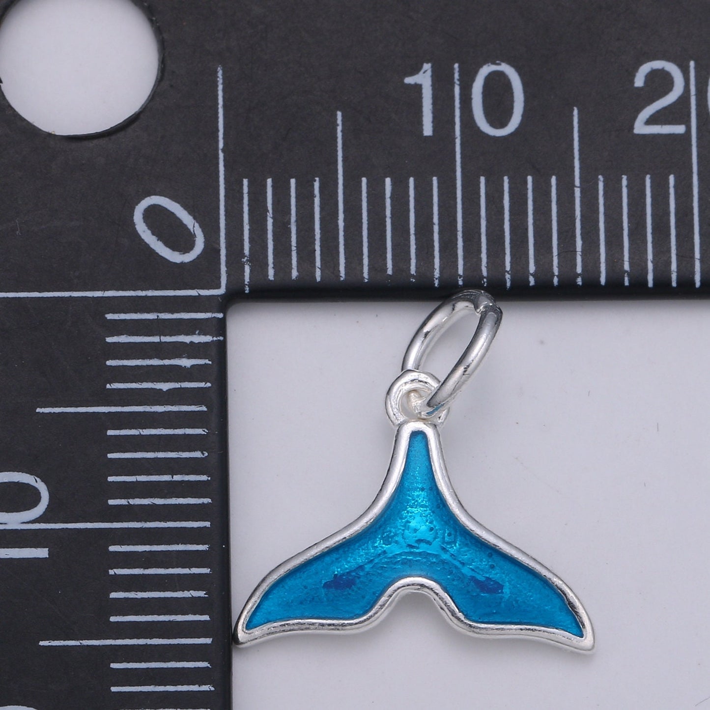 Mini Whale Tail s925 Sterling Silver Jewelry findings Mermaid Pendant Under the Sea Jewelry Inspired for Bracelet Earring Necklace Component