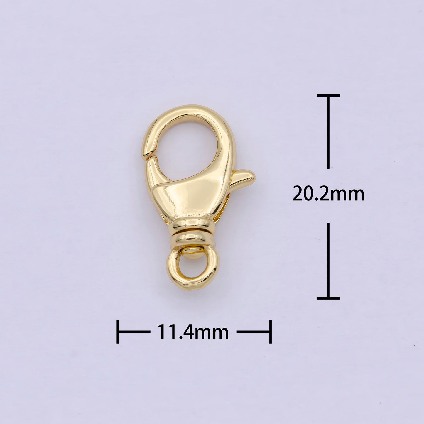 Gold Fill Clasps 20.7mm x 11.2mm 14K Gold Fill Lobsters Closures Hooks K-026