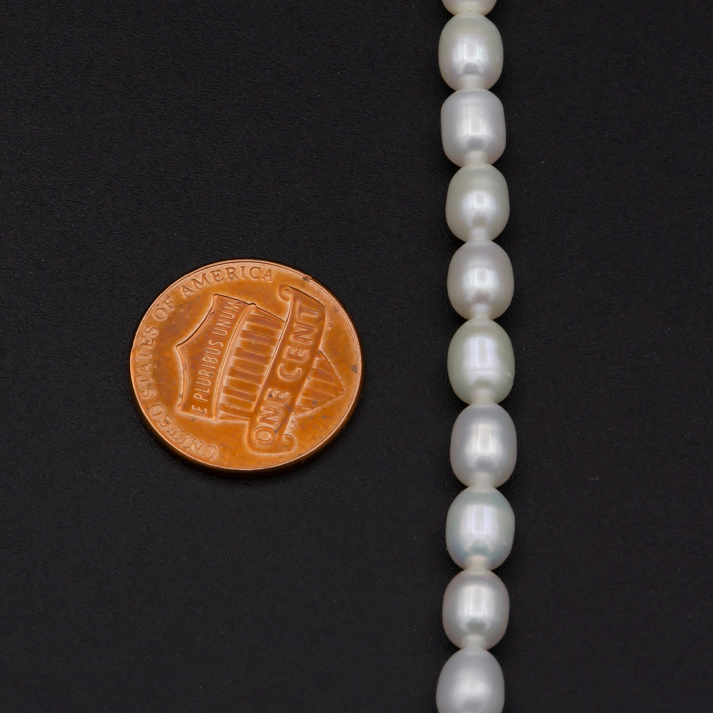 AAA Natural Freshwater Pearl Beads 5-5.4mm Rice Shape Beads, White Beads, Great Quality pearl Beads! Full strand WA-573