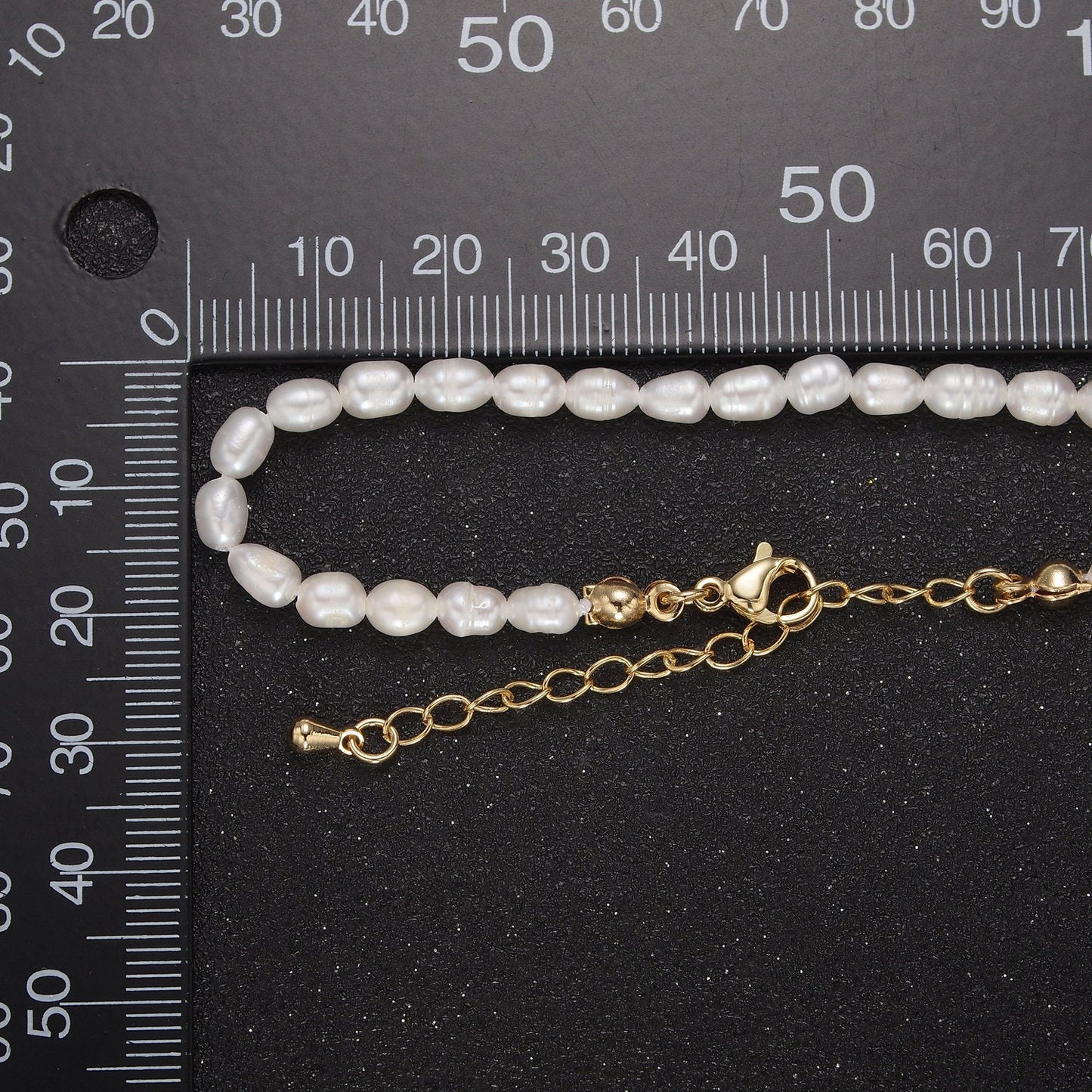 Handmade 4.2mm Natural Freshwater Pearl 15" Necklace WA-867