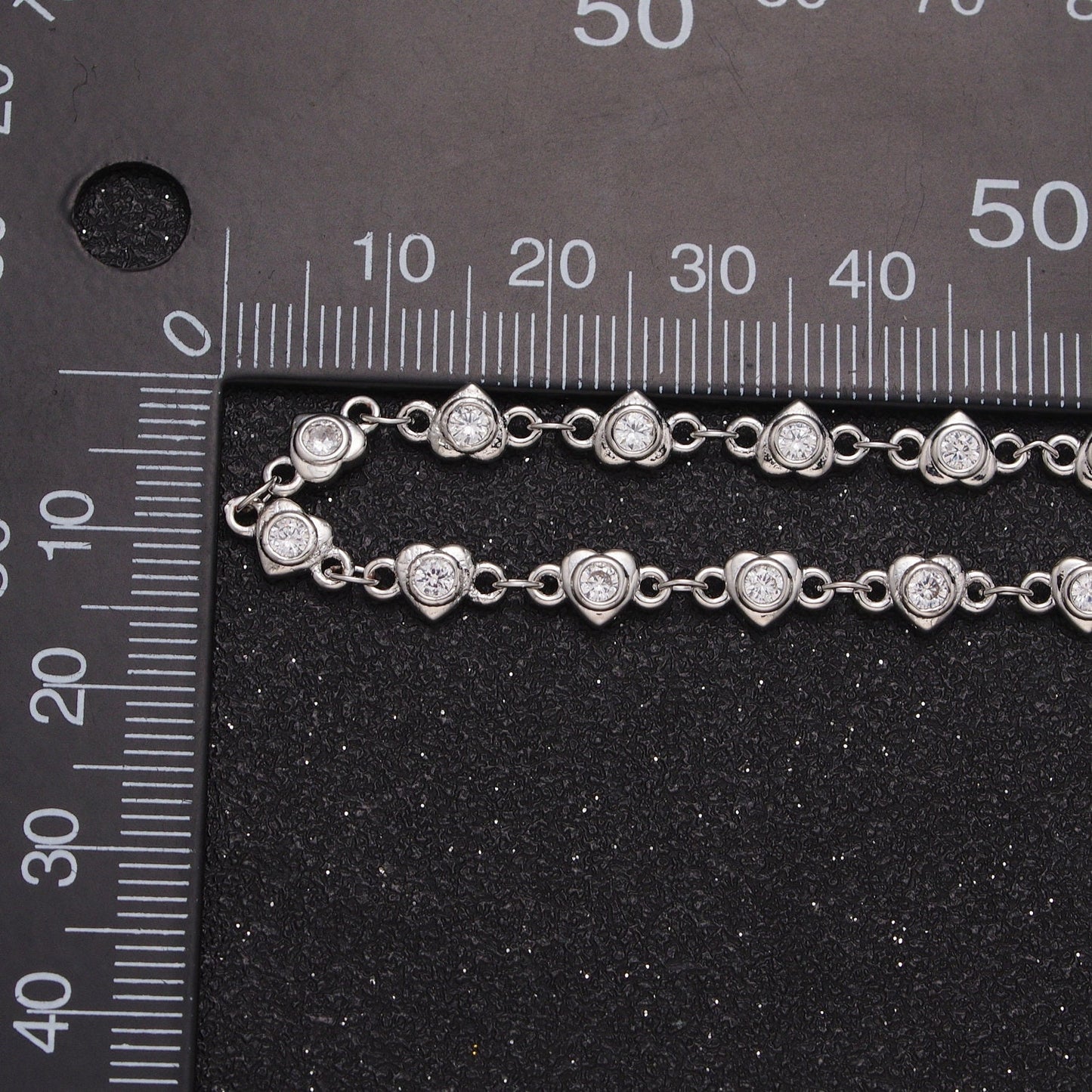 Heart Jewelry Chain Gold / Silver Chain Dainty Chain by Yard DIY Jewelry Making Roll-869