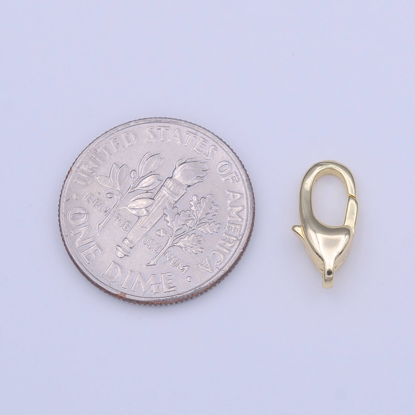 Dainty Gold Parrot Clasp Small Lobster Claw Clasps for Necklace Bracelet Anklet End Clasp Supply Finding K-255