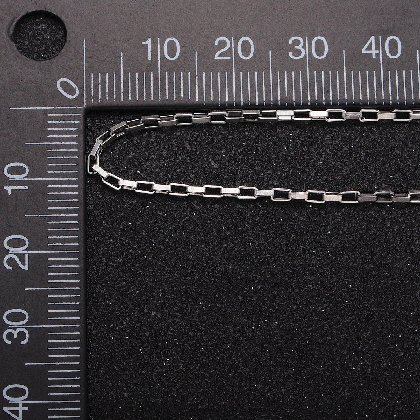 17.7 Inch Stainless Steel Paperclip Finished Unisex Chain, Ready to Wear Stainless Tiny link Chain for Necklace component Supply WA1696
