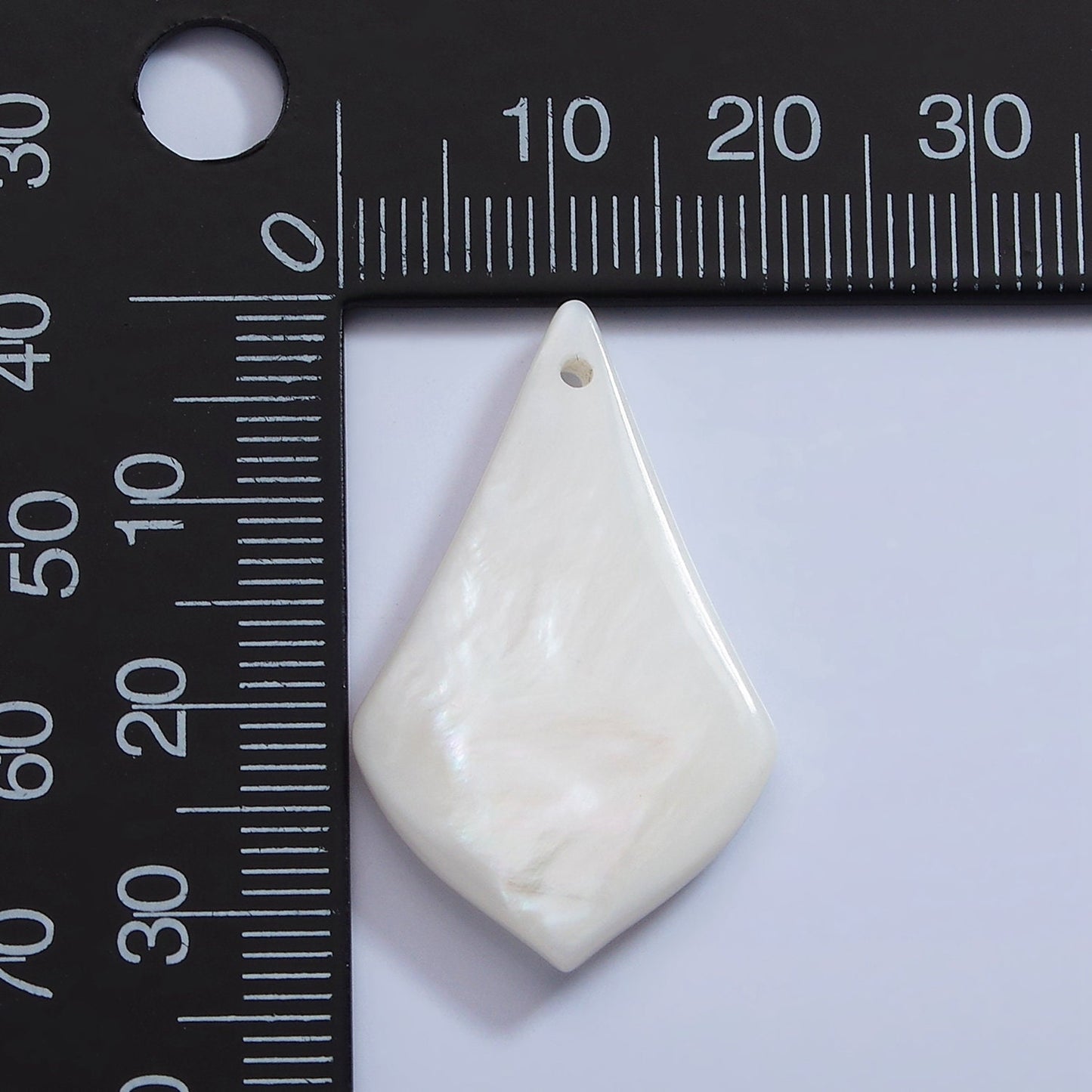 1x Natural Tie White MOP mother of pearl shell Triangle disc pendant for Mermaid Beach Under the Sea Jewelry Inspired One of a Kind