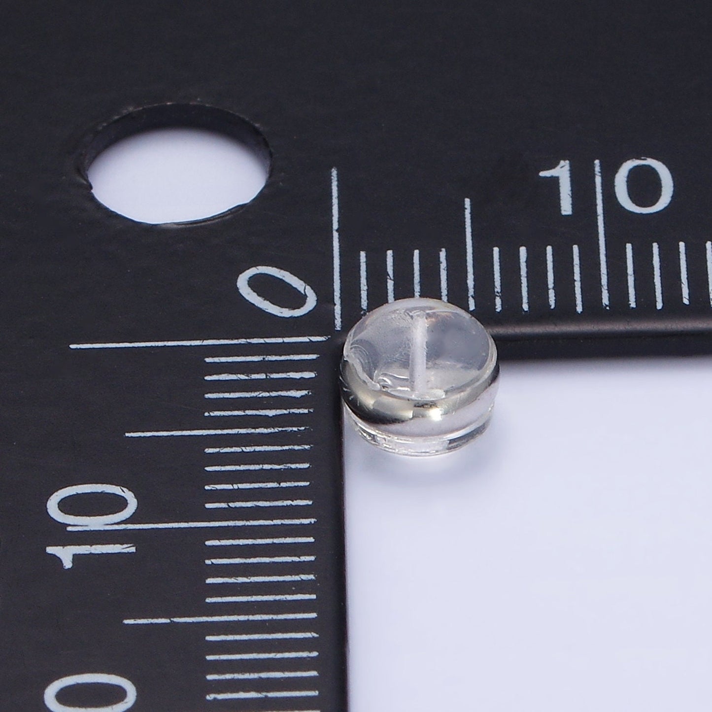10 pairs Silicone Rubber Backings Earrings Finding for Silver Stud Earring Component | Z-735