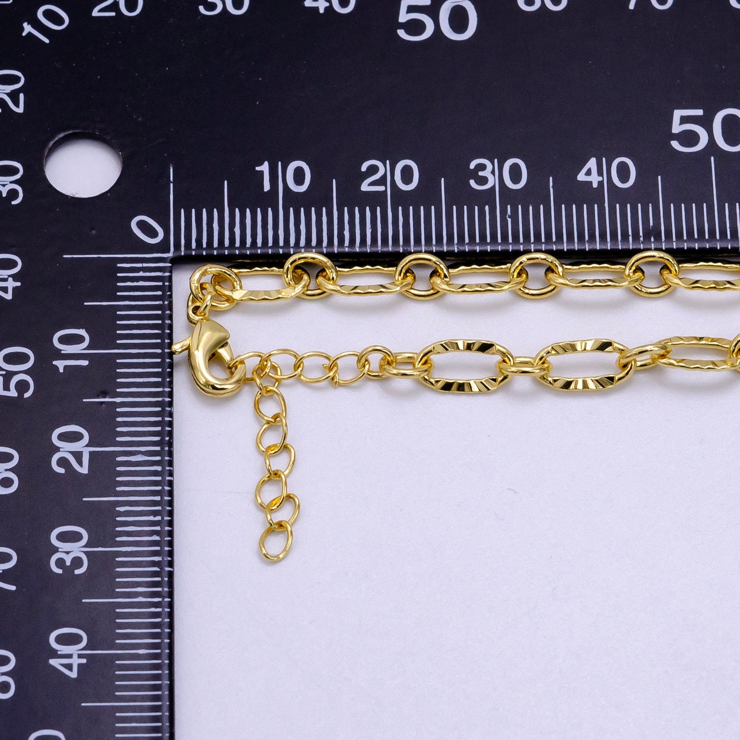 Dainty 14K Gold Filled Sunburst Cable Bracelet Chain for Charm Bracelet Making Supply WA-2447