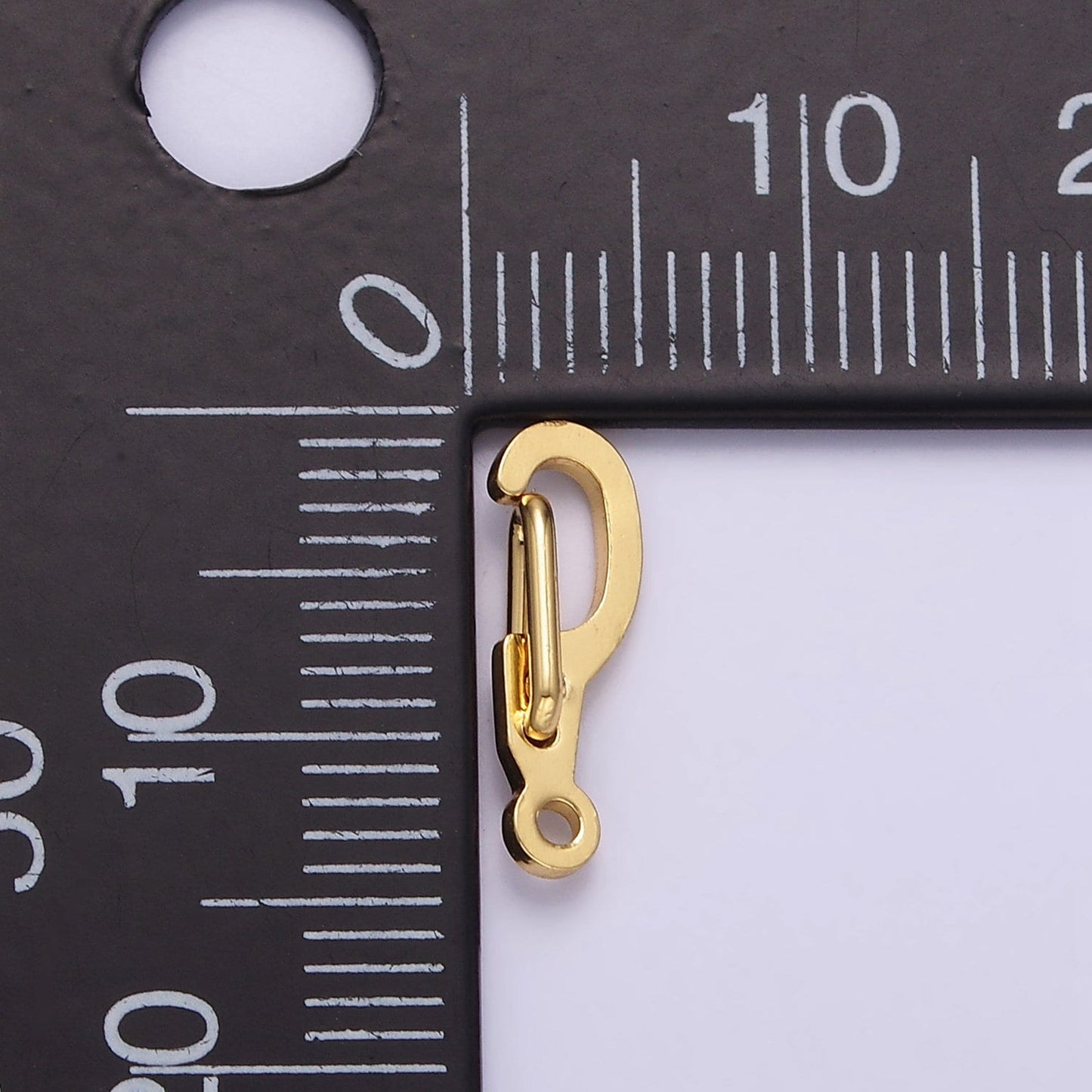 Gold Trigger Clasp Mini Silver Lobster Clasp 14mm Snap Hook Keychain Clip Z801
