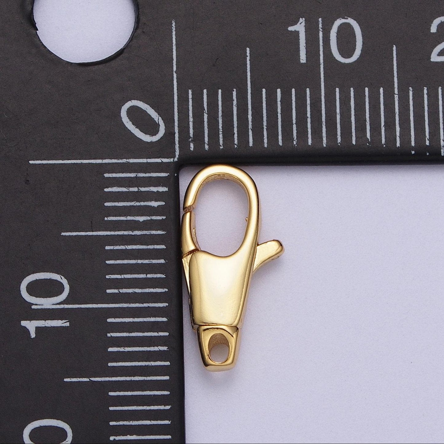 24K Gold Filled Oval Lobster Clasp Trigger Clasp – Lobster Claw for Jewelry Making Supplies | Z-192