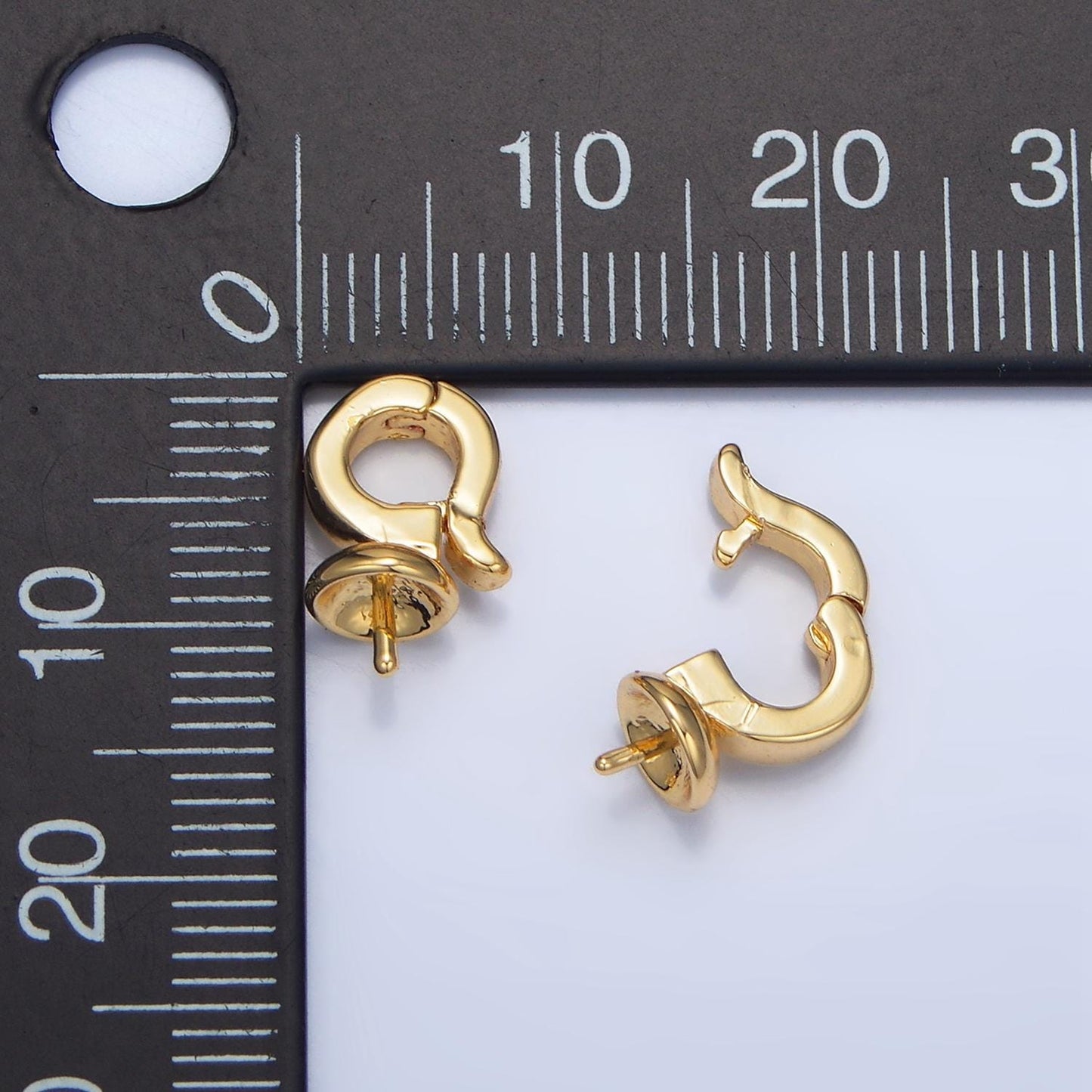 Snap Latch Drill Needle 24K Gold Filled Finding | Z-791