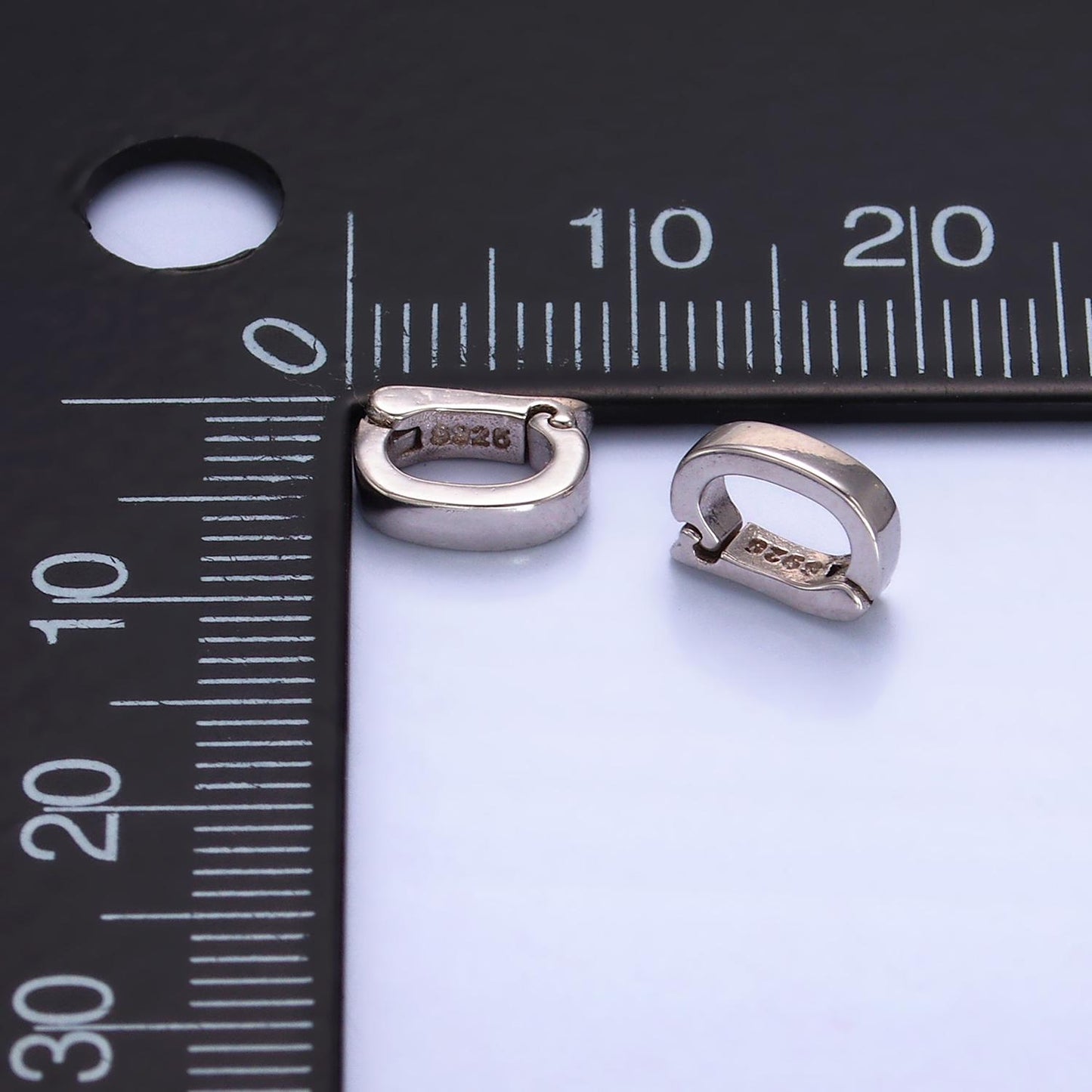 Charm Pendant bail with Pull Clasp Necklace Connector Findings Sterling Silver Finding SL-542
