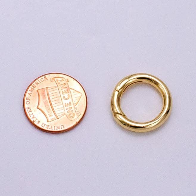 14k gold filled 18mm push spring gate findings | z-721
