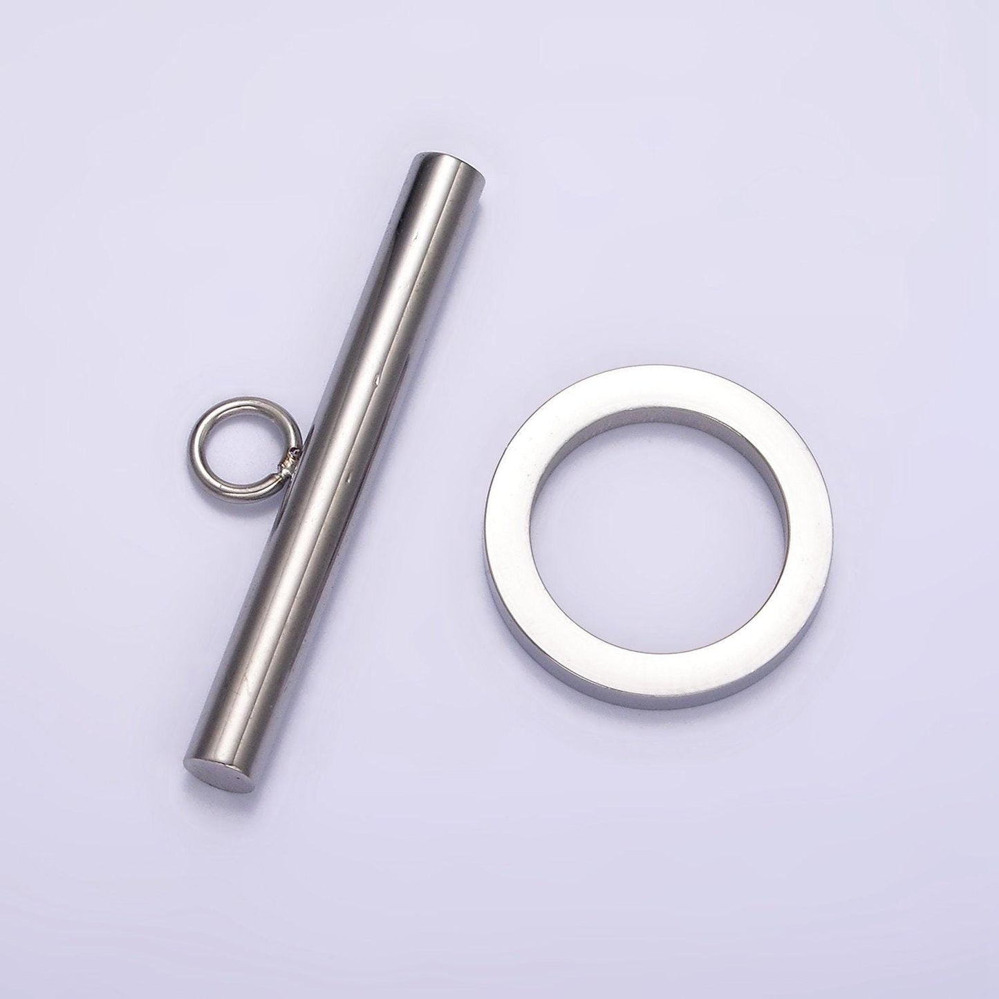 Stainless steel toggle clasp gold & silver, wholesale ot clasps for necklace, choker or bracelet chain making supply z484