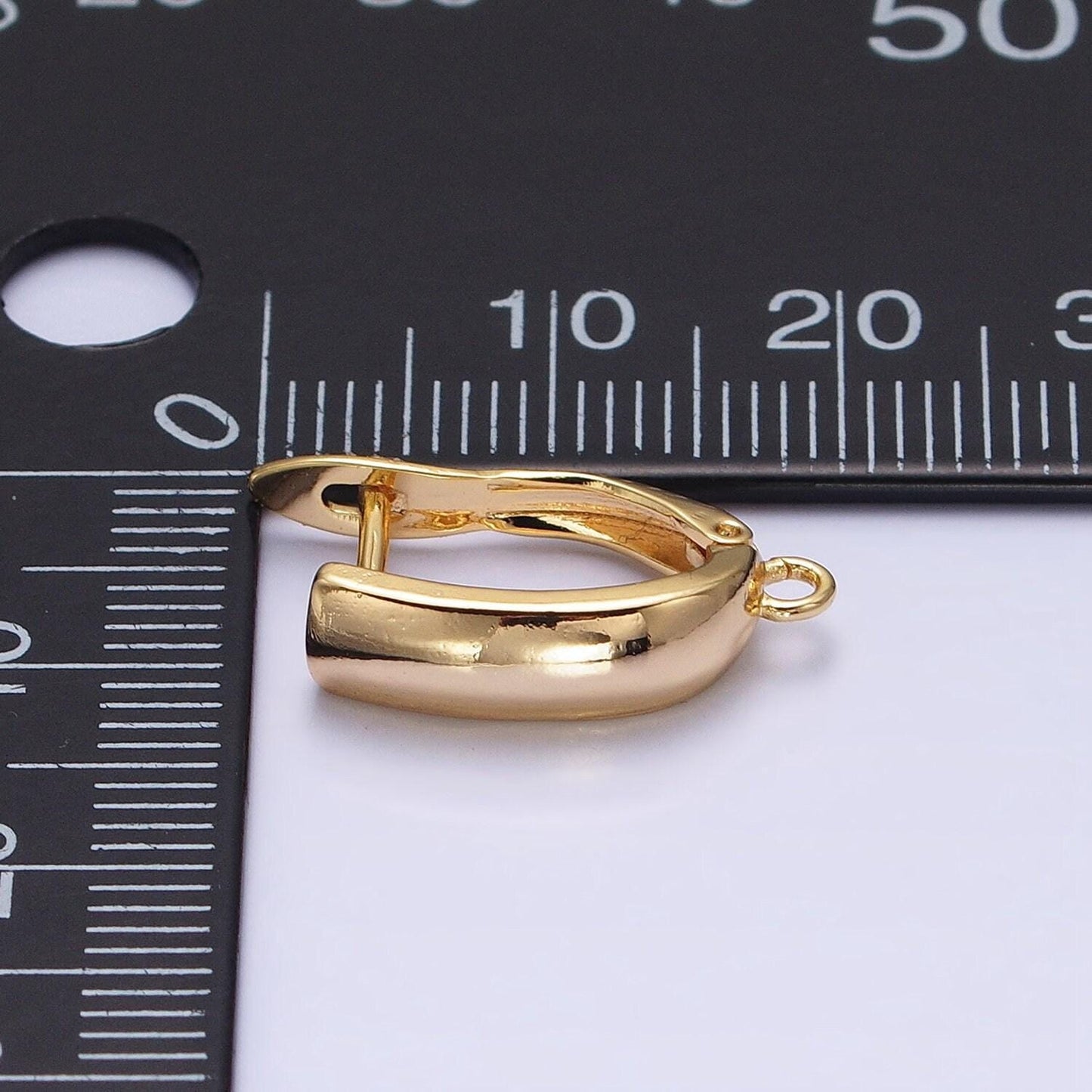 Dainty gold lever back earring findings silver earring with open link for handmade jewelry component diy earring jewelry supply z294