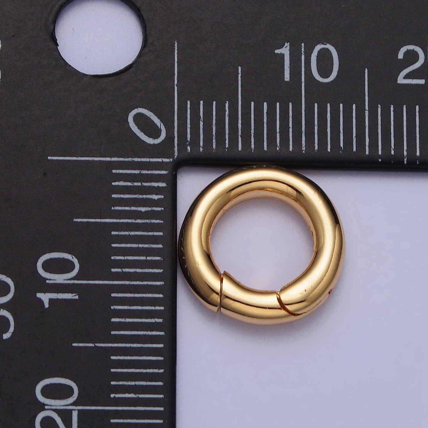Mini gold o rings spring spring gate ring clasp for jewelry, purse o round ring push gate snap hook for jewelry making z-105