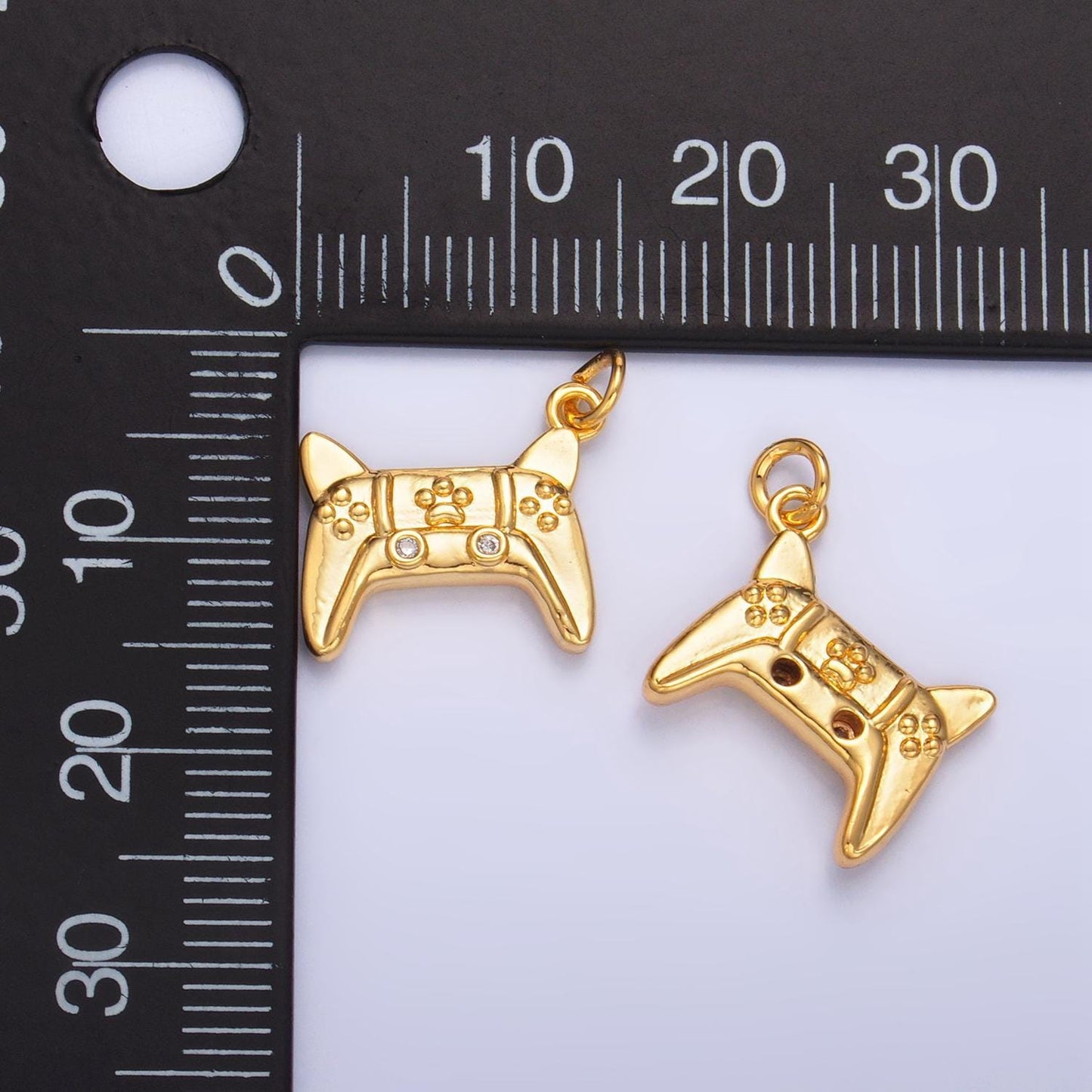 24k gold filled joystick pendant gamer necklace gift idea gold game controller charm for bracelet necklace w040