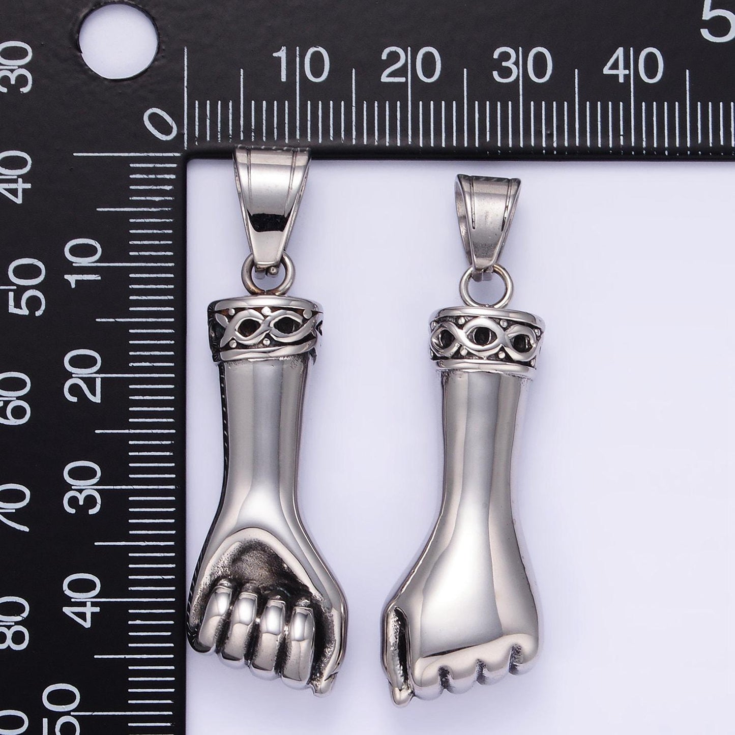 Stainless steel hand charm necklace fist hand necklace pendant gold hand gesture pendant men jewelry gifts idea figa pendant p-1451