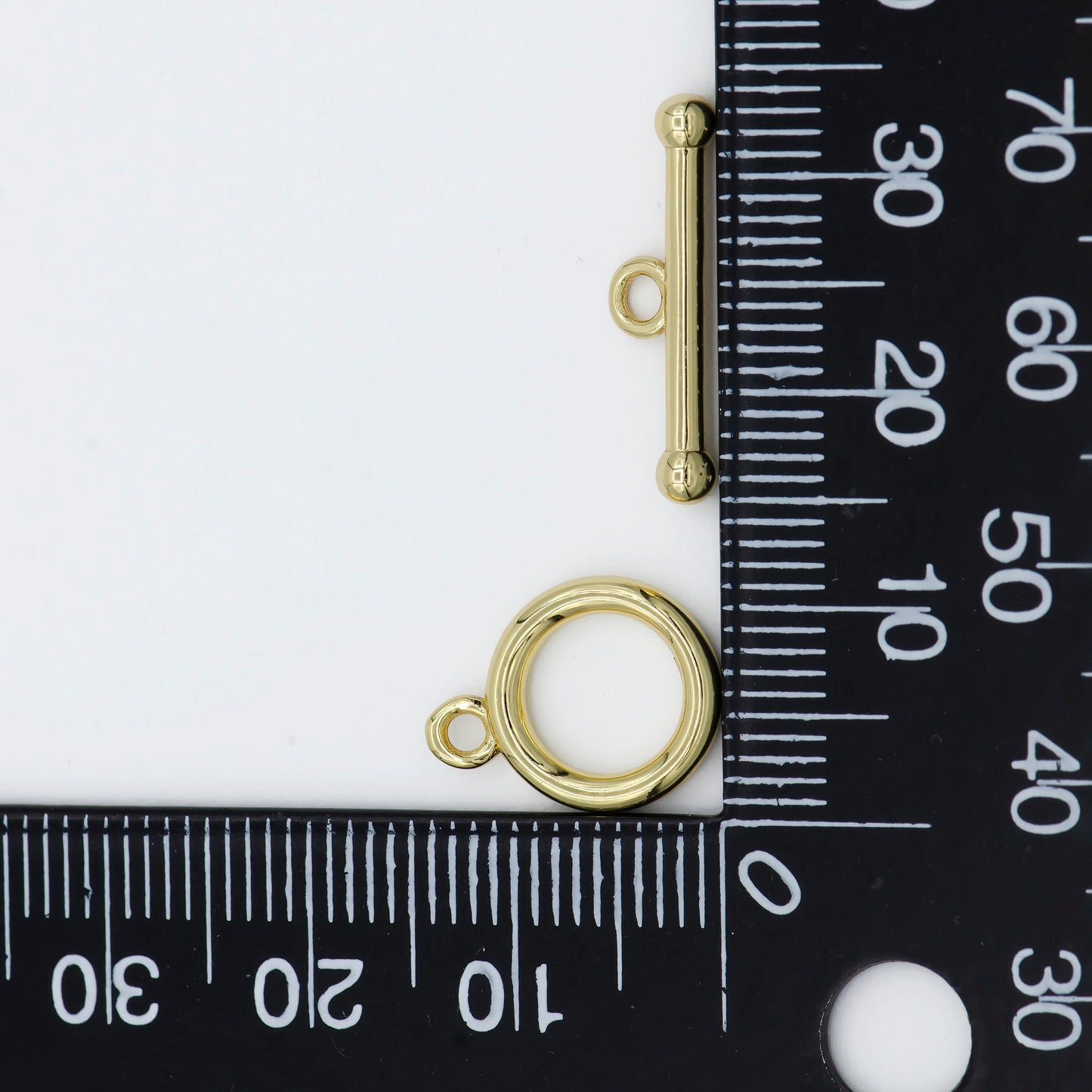 Simple minimalist gold filled toggle clasp for diy jewelry making for necklace bracelet anklet - l-316 l-317
