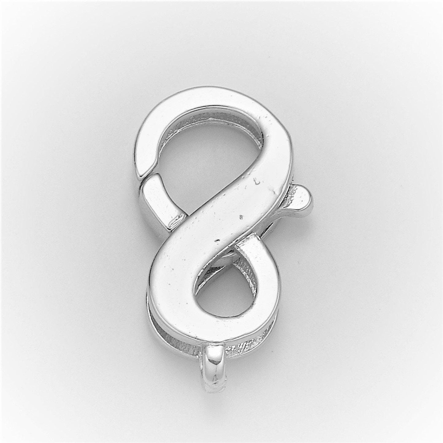 1pc wholesale lobster clasp 24k gold , infinity lobster claw for jewelry making, size 19.5mmx11.4mm, supp-1119
