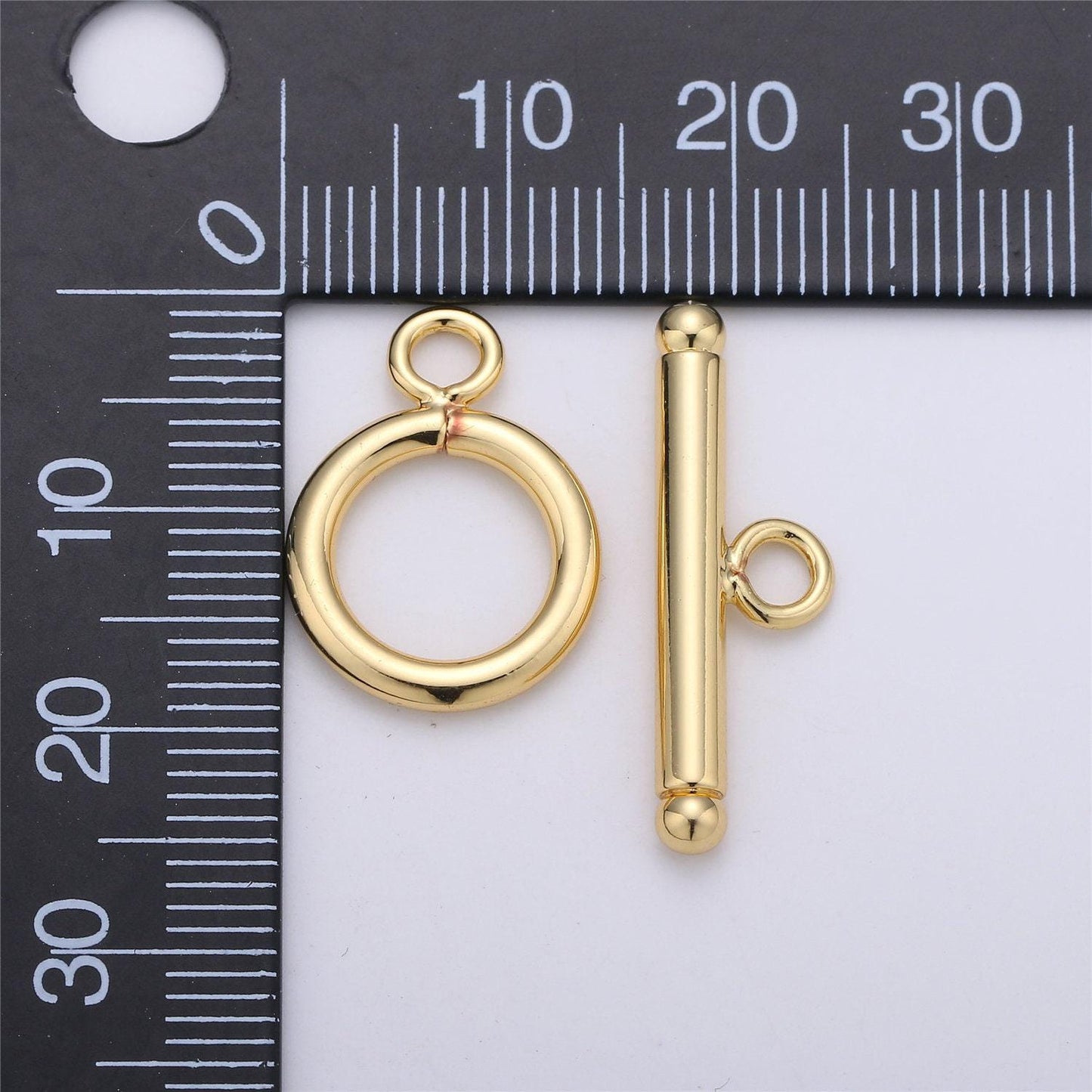1 set 14mm gold toggle clasp, silver, rose gold, black ot clasp for bracelet necklace k-175