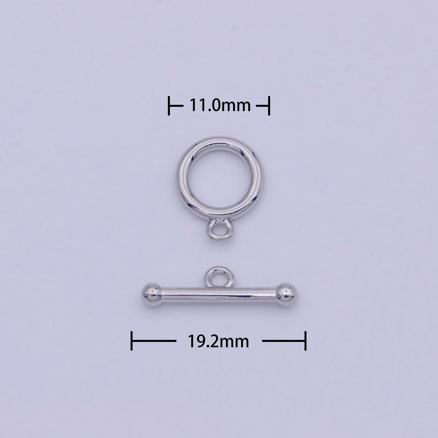 Silver ot clasp silver toggle clasp for jewelry making supply k-023