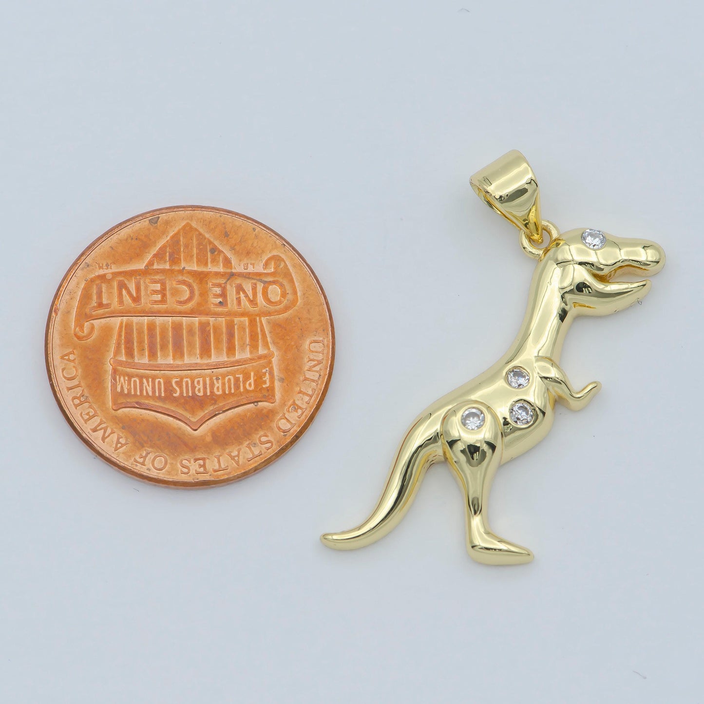 Dainty gold t-rex dinosaur charms, silver tyrannosaurus rex charm men women unisex kids jewelry for bracelet necklace earring supply