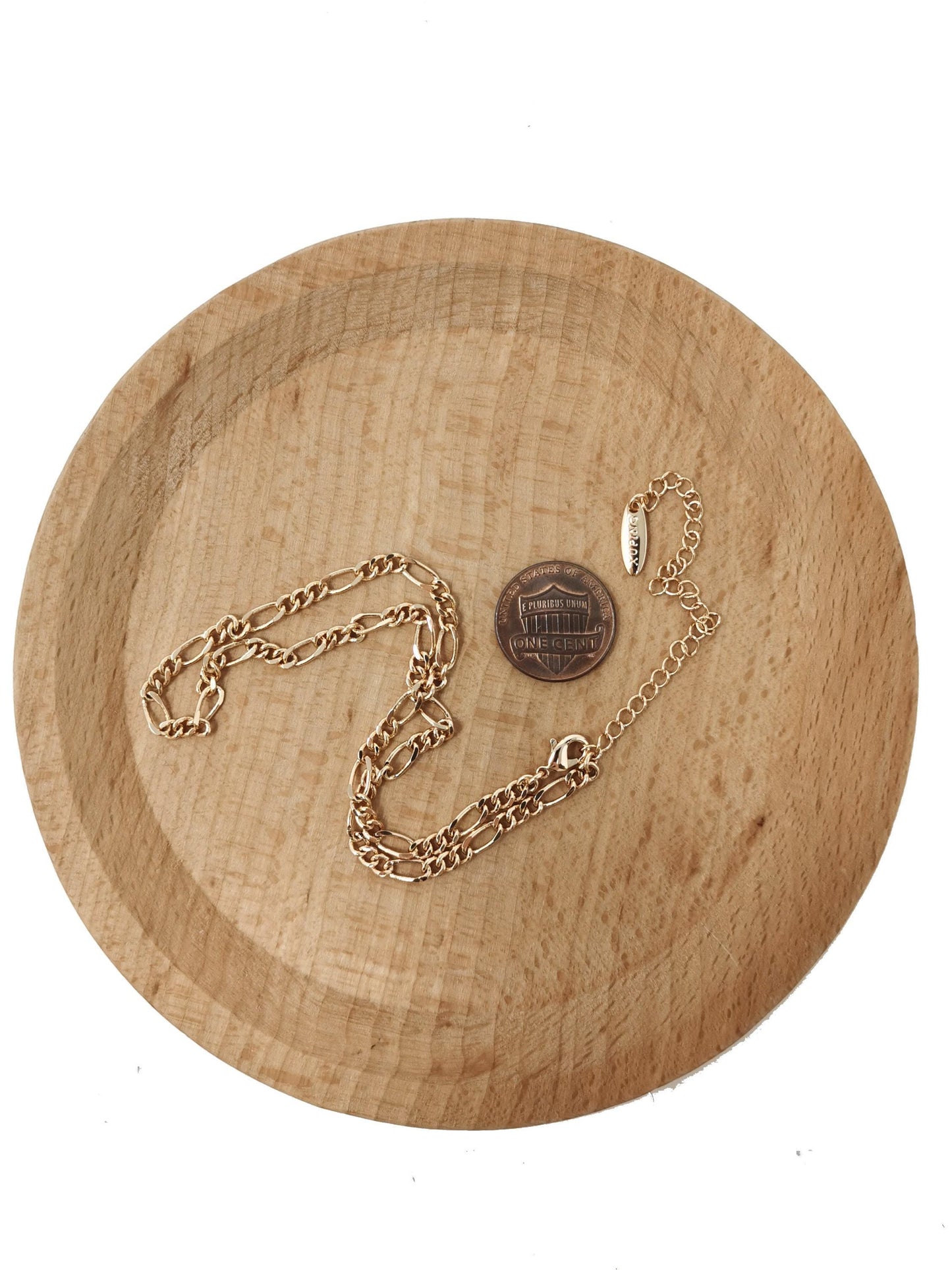 1pc 11.8'' ready to use 18k gold figaro necklace chain, layering figaro chain dainty necklace, perfect for pendant charm necklace,585