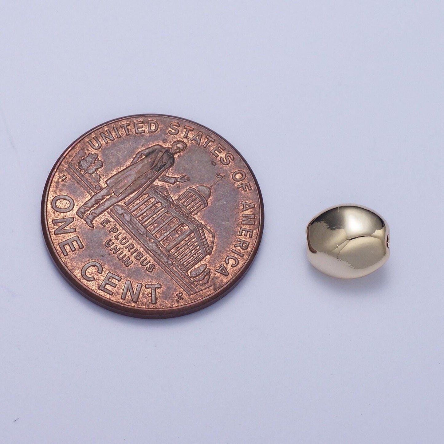 20pcs/bag tiny abstract oval 7.0mm x 6.5mm bead spacer, gold silver plated abstract oval bead spacer for diy jewelry making | b-097