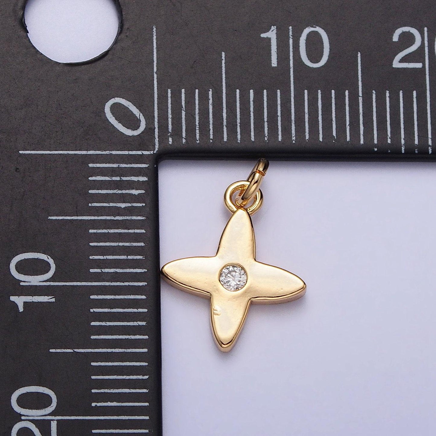 Small gold flower charm pendant silver fleur charm for lucky jewelry bracelet necklace purse accesories add on charm supplies ac224
