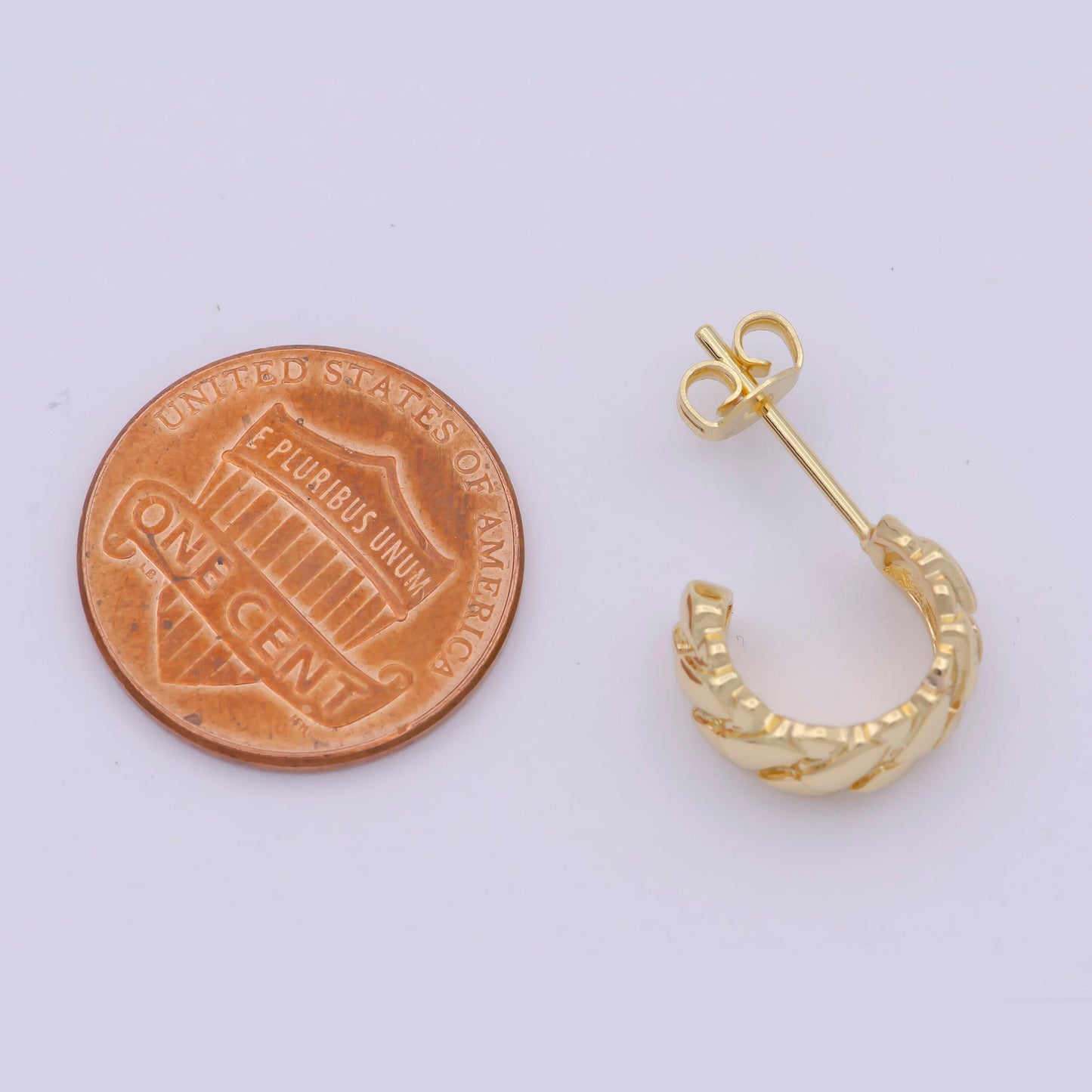 14k gold filled thick hoops - gold thick hoop earrings - chunky thick hoops - light weight hoops dome earring p088