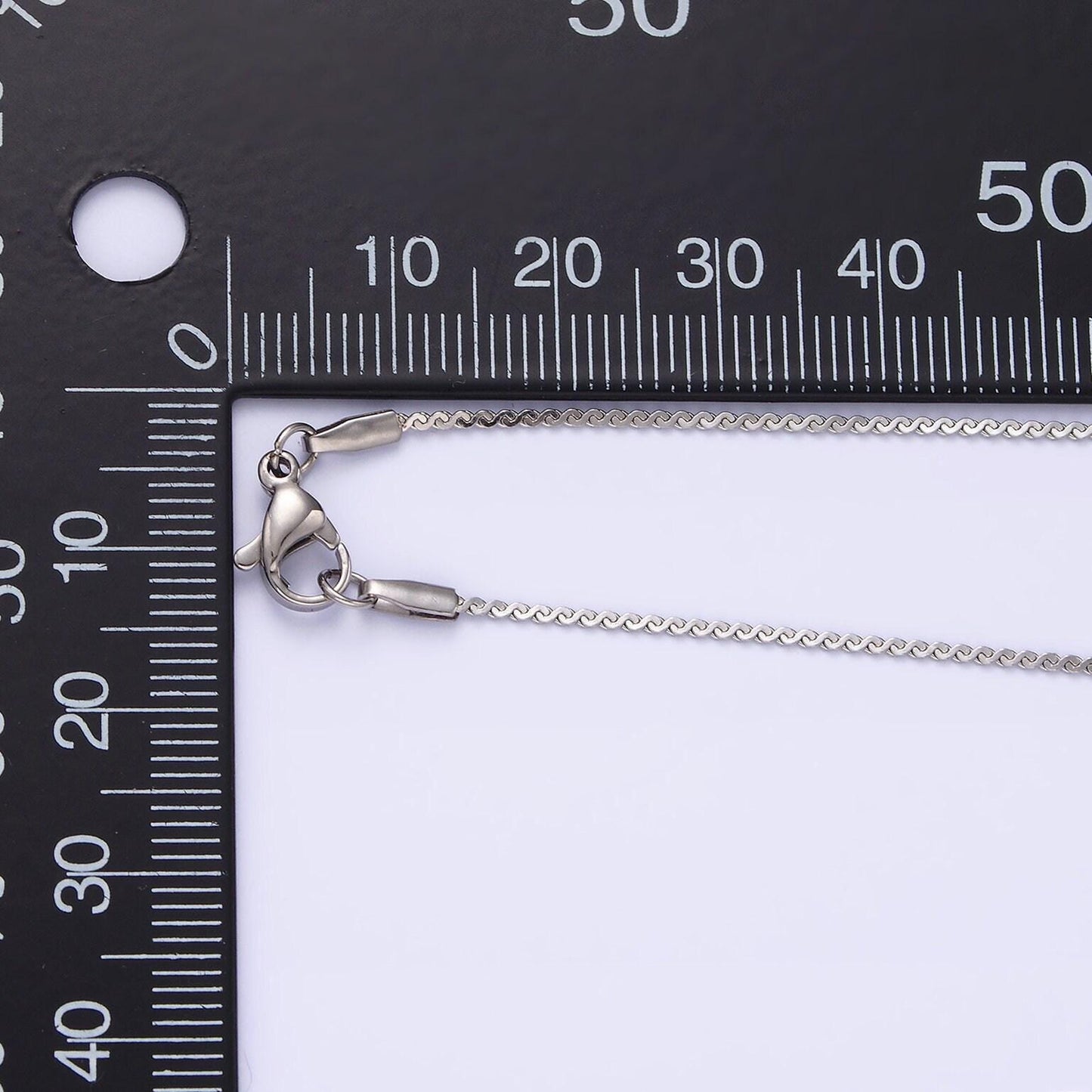 Dainty unique rope chain necklace for women stainless steel necklace 18 inch long wa-2104