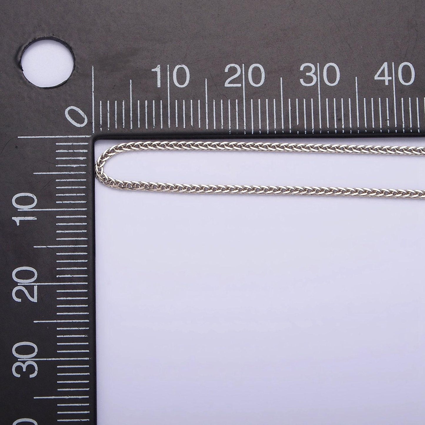 Solid 925 sterling silver 0.7mm thin curb link chain pendant necklace for her ready to wear chain minimalist jewelry wa-1969